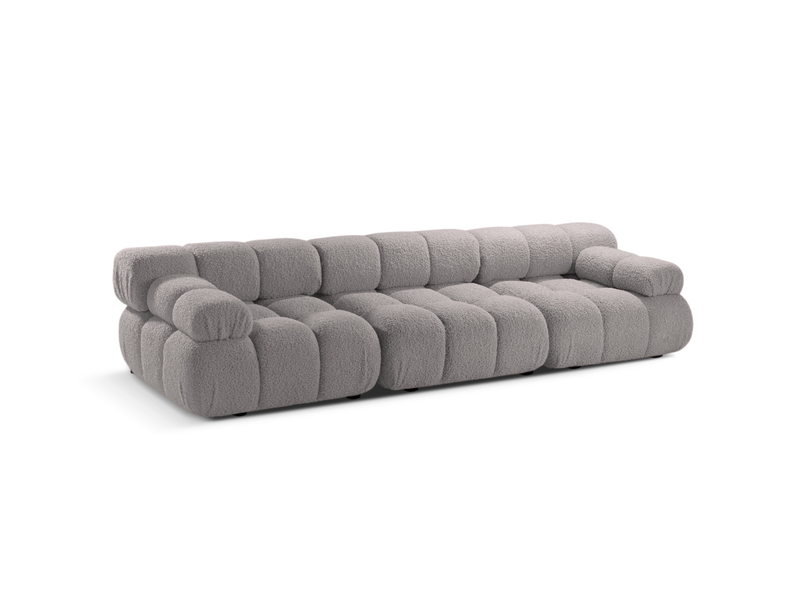 Boucle Modular Sofa, "Bellis", 3 Seats, 282x94x70