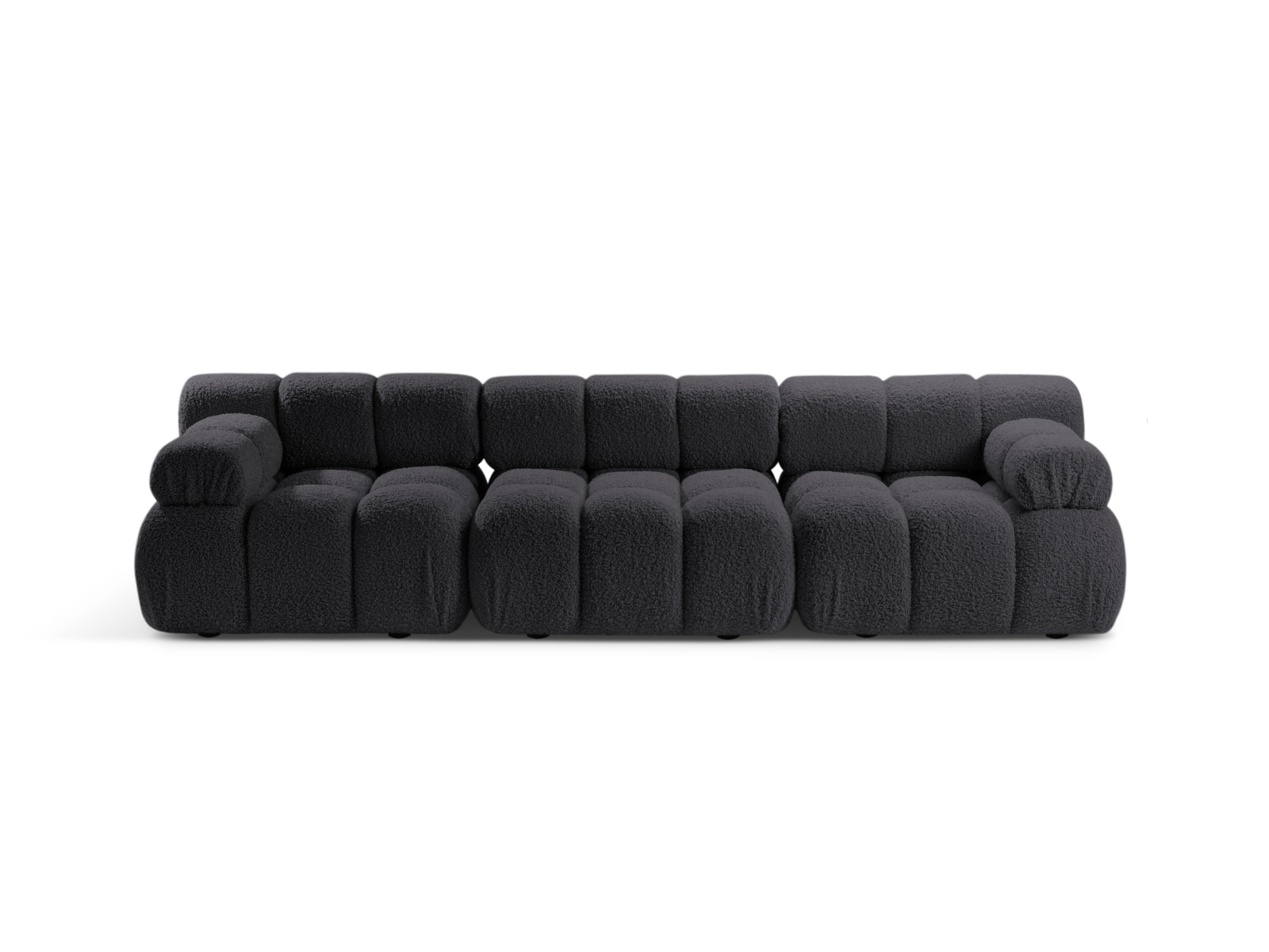 Boucle Modular Sofa, "Bellis", 3 Seats, 282x94x70