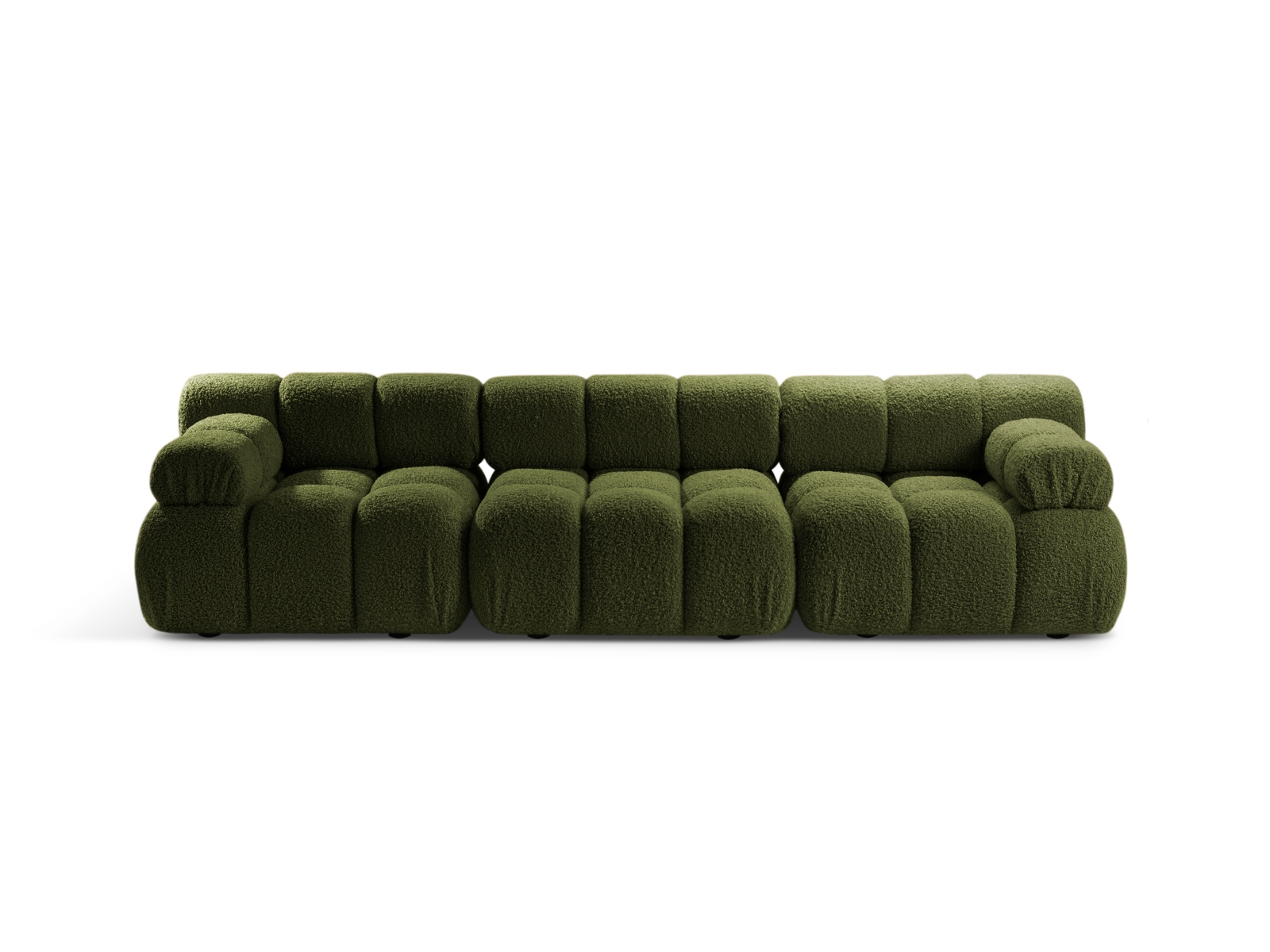 Boucle Modular Sofa, "Bellis", 3 Seats, 282x94x70