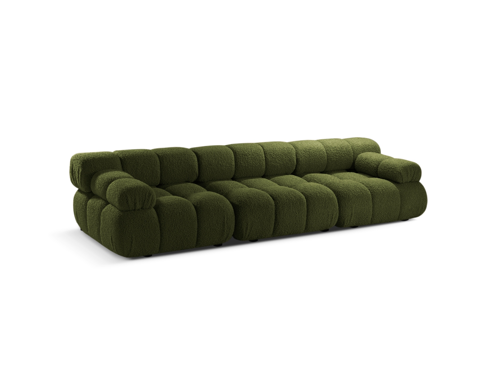 Boucle Modular Sofa, "Bellis", 3 Seats, 282x94x70