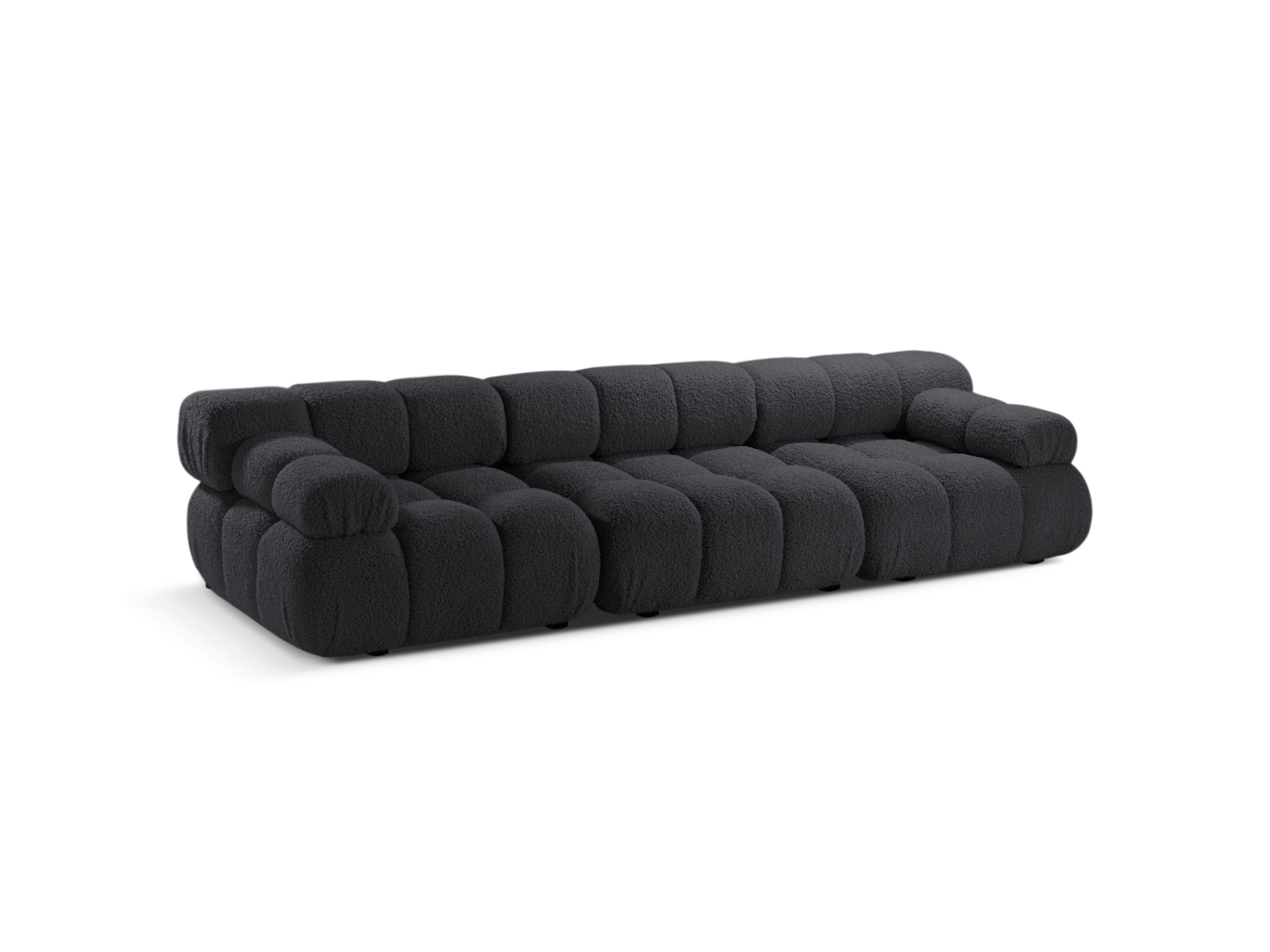 Boucle Modular Sofa, "Bellis", 3 Seats, 282x94x70