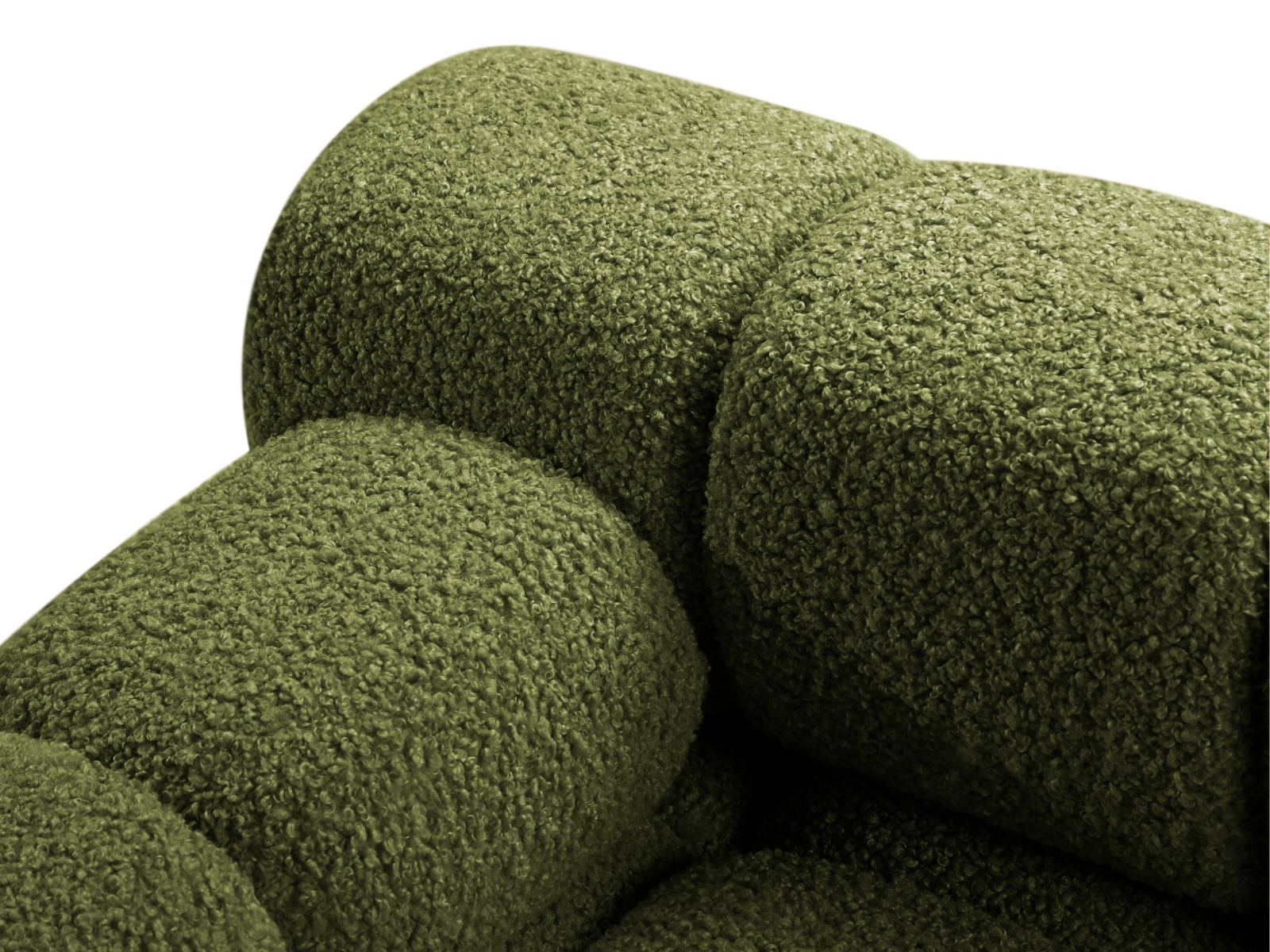 Boucle Modular Sofa, "Bellis", 3 Seats, 282x94x70