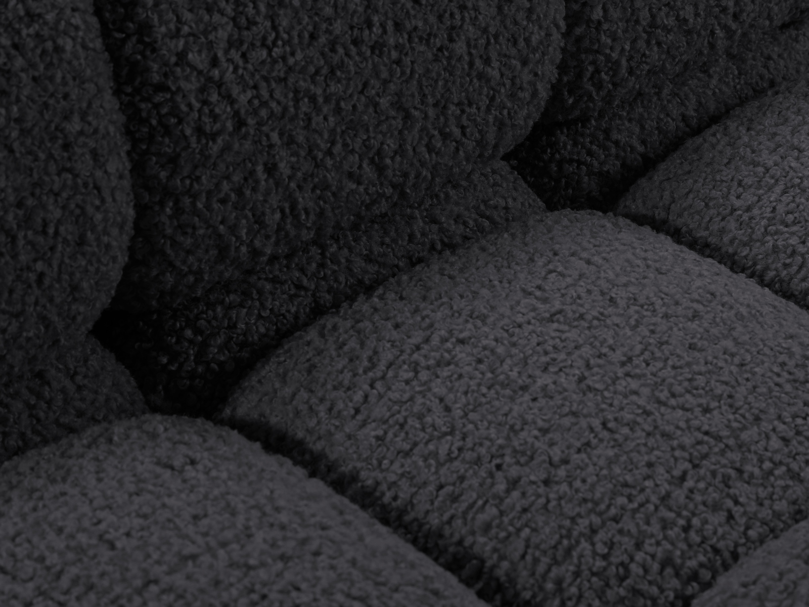 Boucle Modular Sofa, "Bellis", 3 Seats, 282x94x70