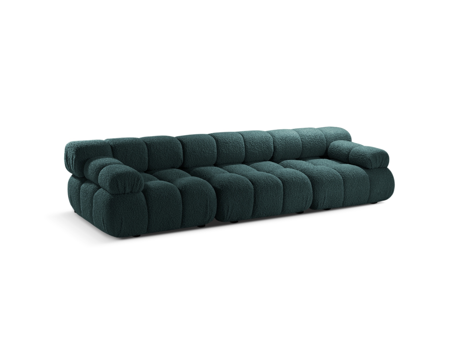 Boucle Modular Sofa, "Bellis", 3 Seats, 282x94x70