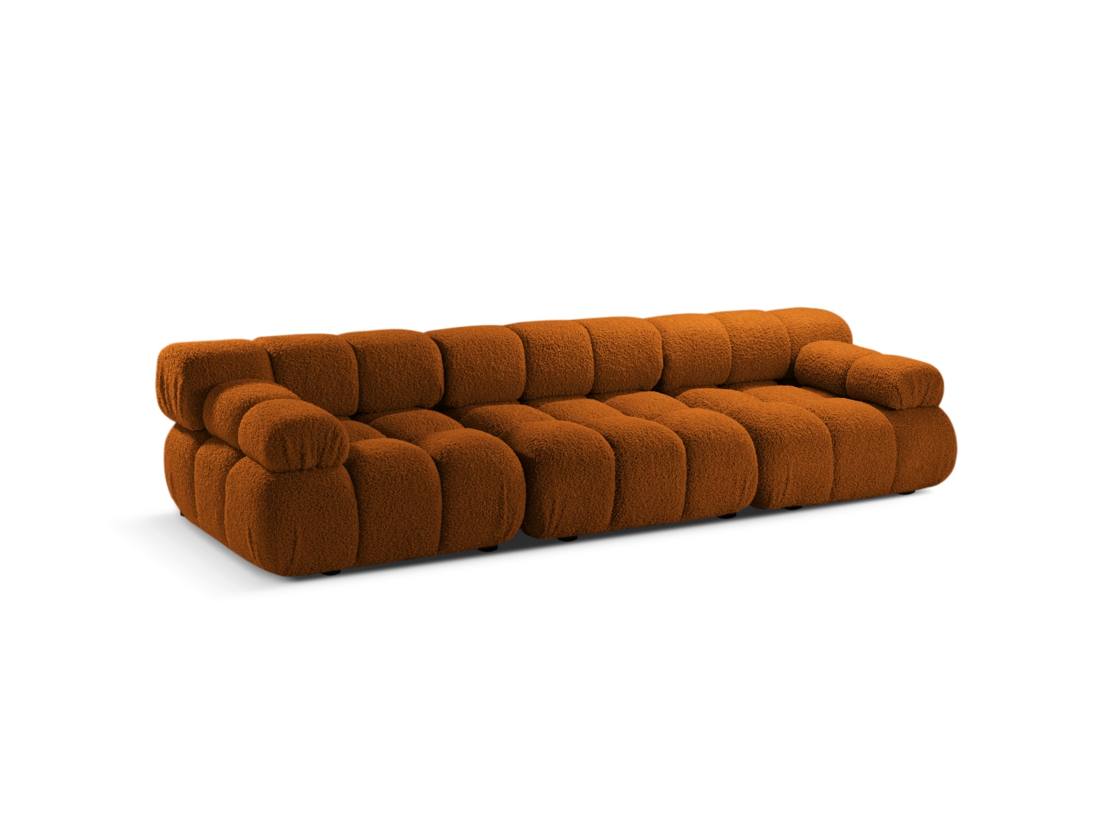 Boucle Modular Sofa, "Bellis", 3 Seats, 282x94x70