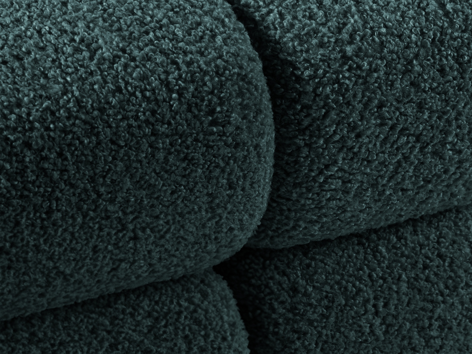 Boucle Modular Sofa, "Bellis", 3 Seats, 282x94x70
