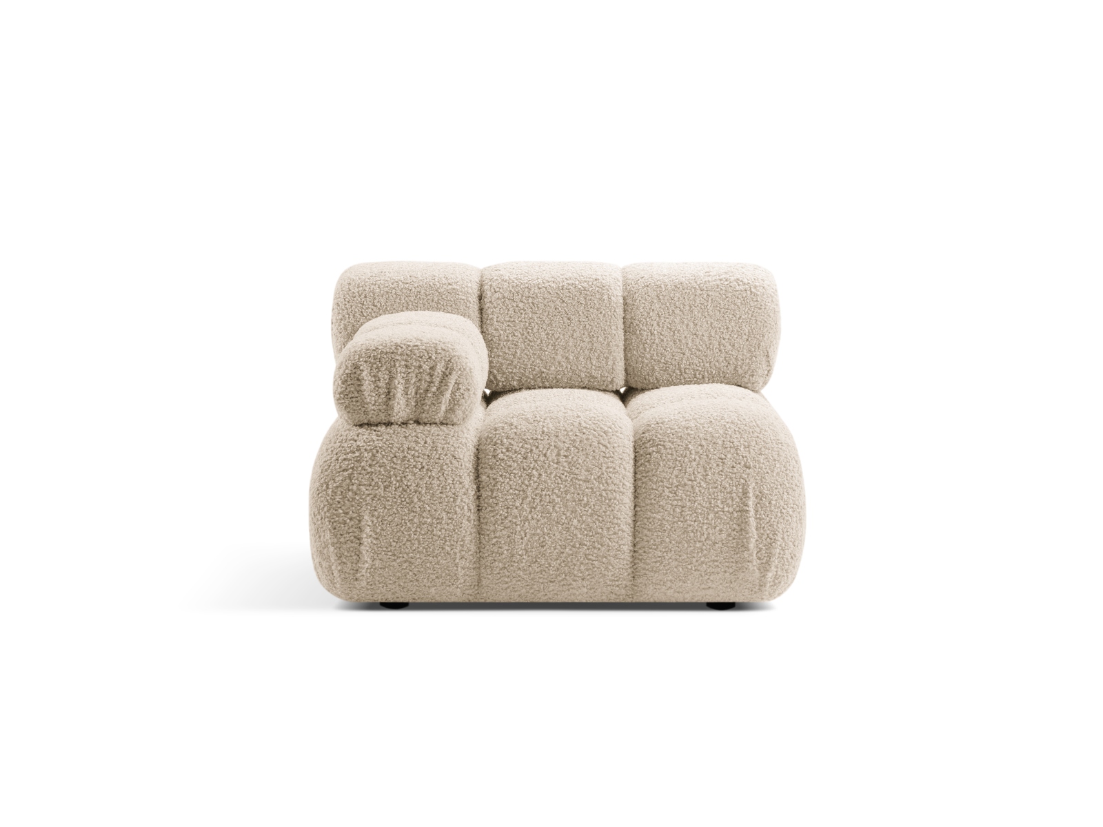 Boucle Modul Left, "Bellis", 1 Seat, 94x94x70