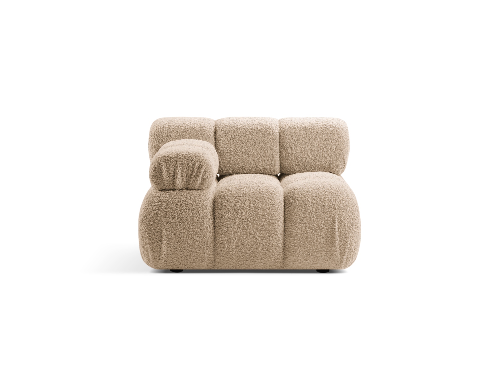 Boucle Modul Left, "Bellis", 1 Seat, 94x94x70