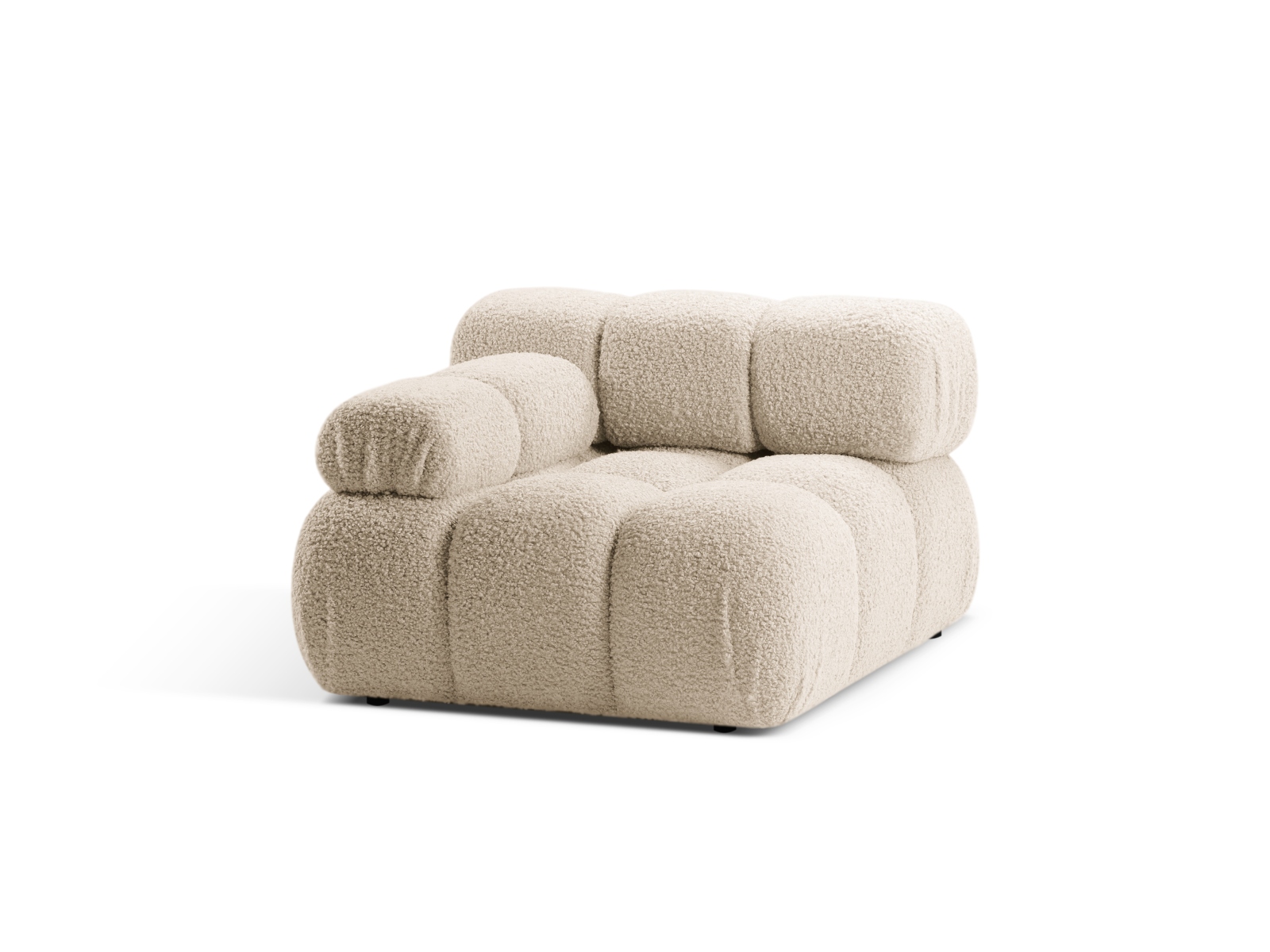 Boucle Modul Left, "Bellis", 1 Seat, 94x94x70