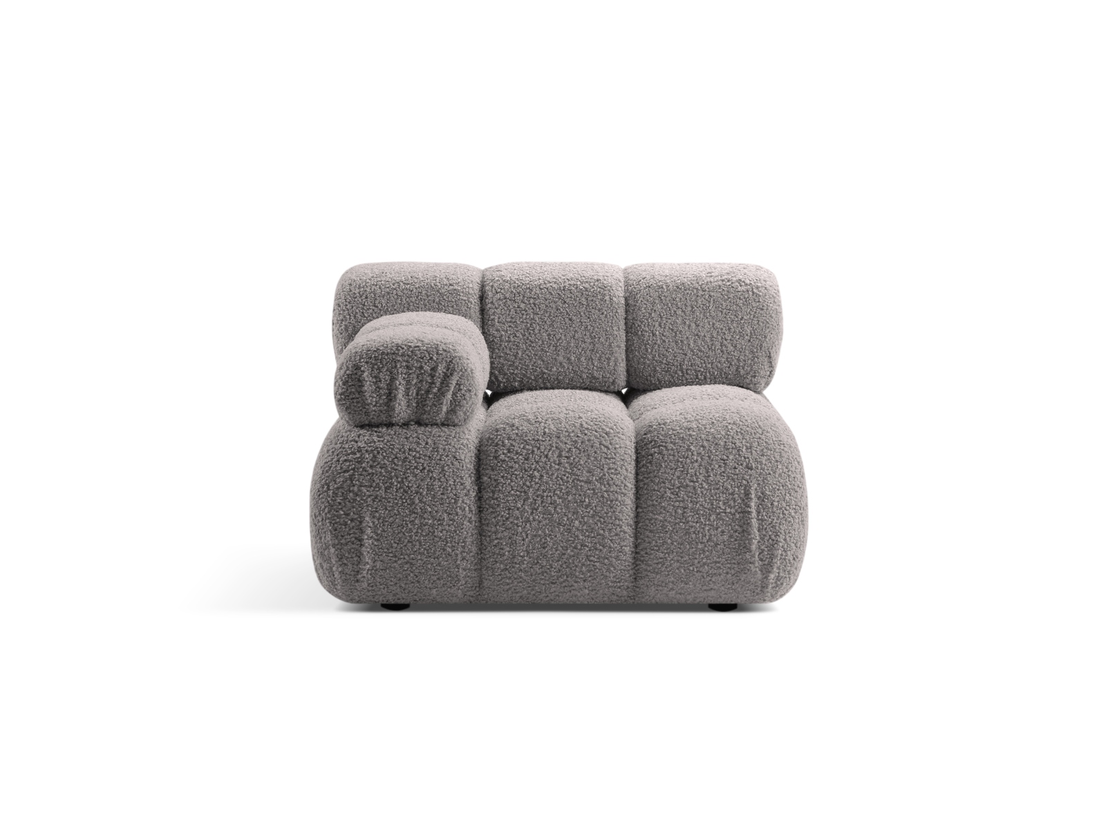 Boucle Modul Left, "Bellis", 1 Seat, 94x94x70
