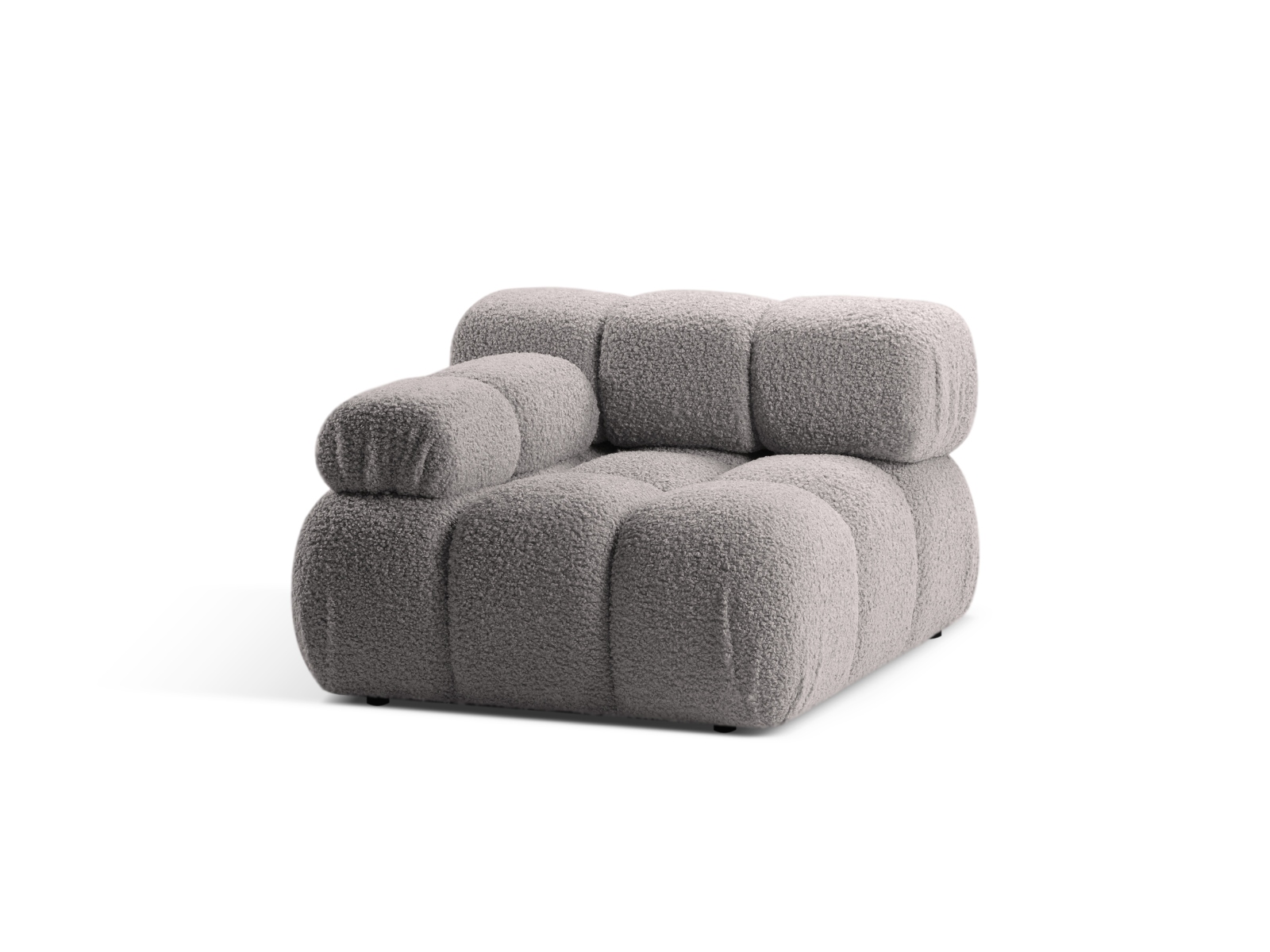 Boucle Modul Left, "Bellis", 1 Seat, 94x94x70