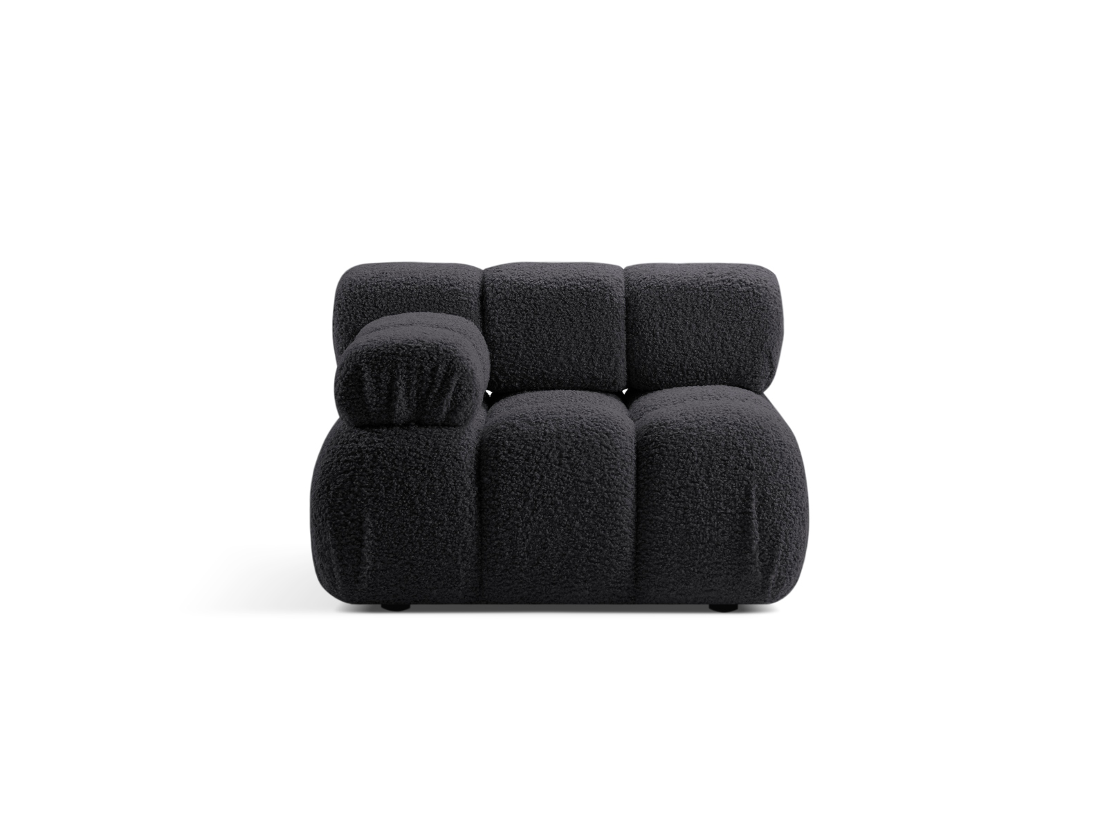 Boucle Modul Left, "Bellis", 1 Seat, 94x94x70