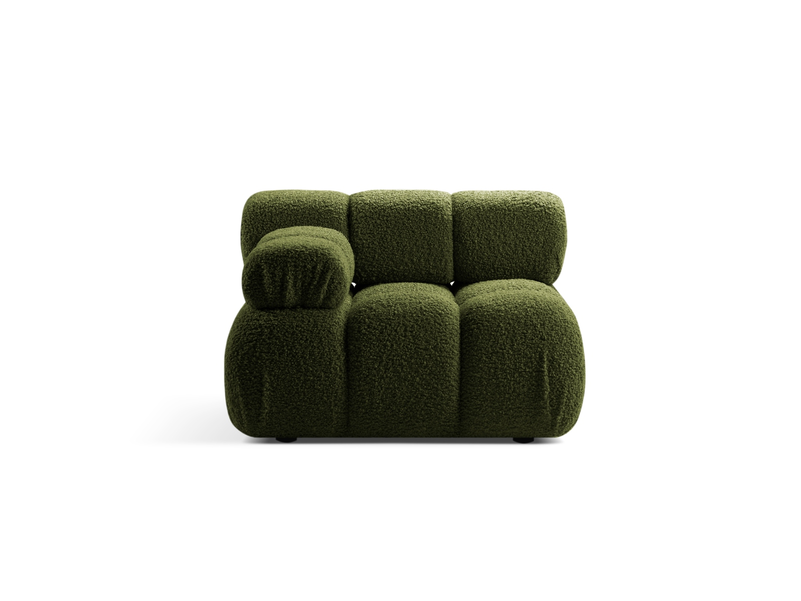 Boucle Modul Left, "Bellis", 1 Seat, 94x94x70
