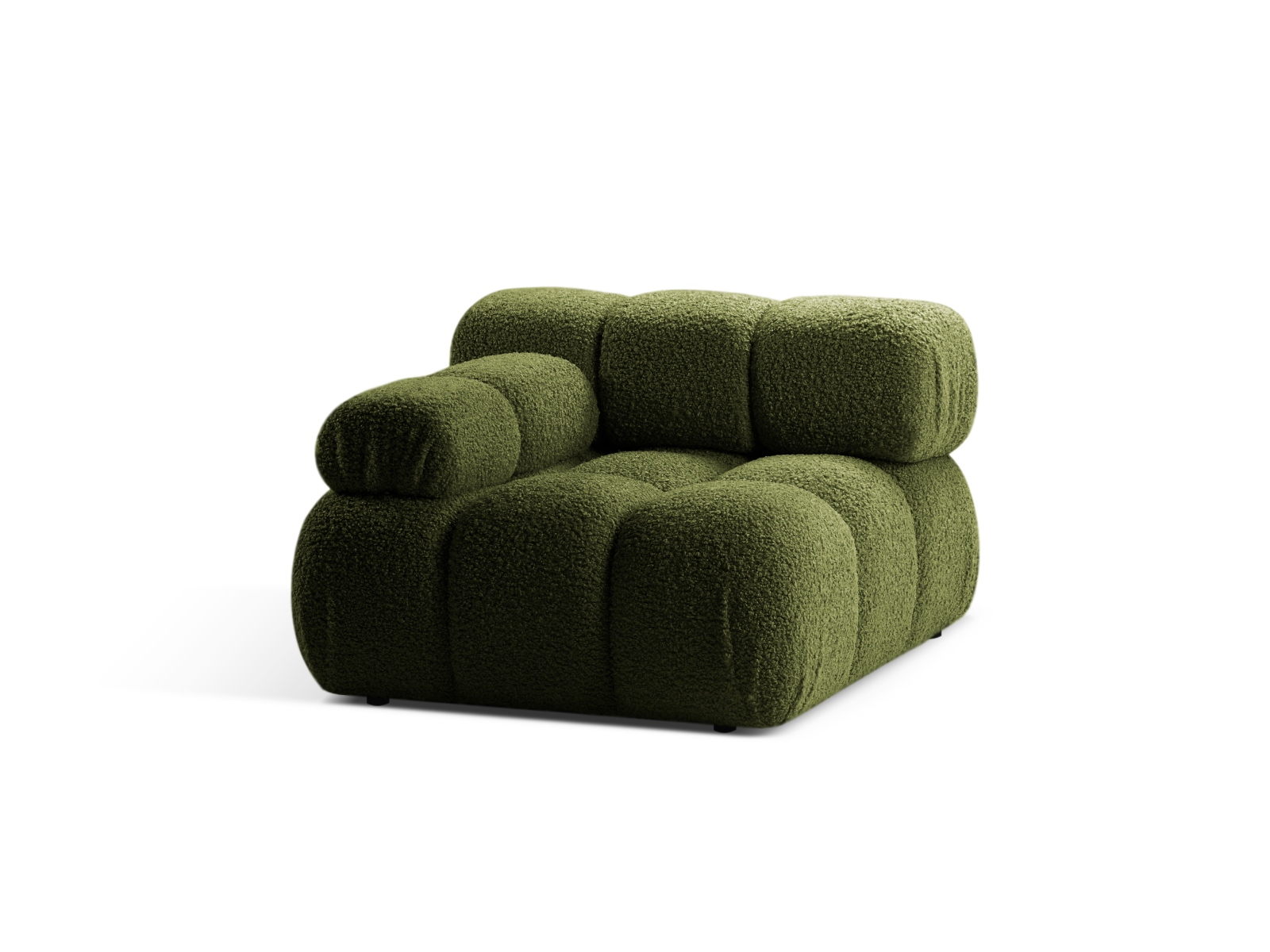 Boucle Modul Left, "Bellis", 1 Seat, 94x94x70
