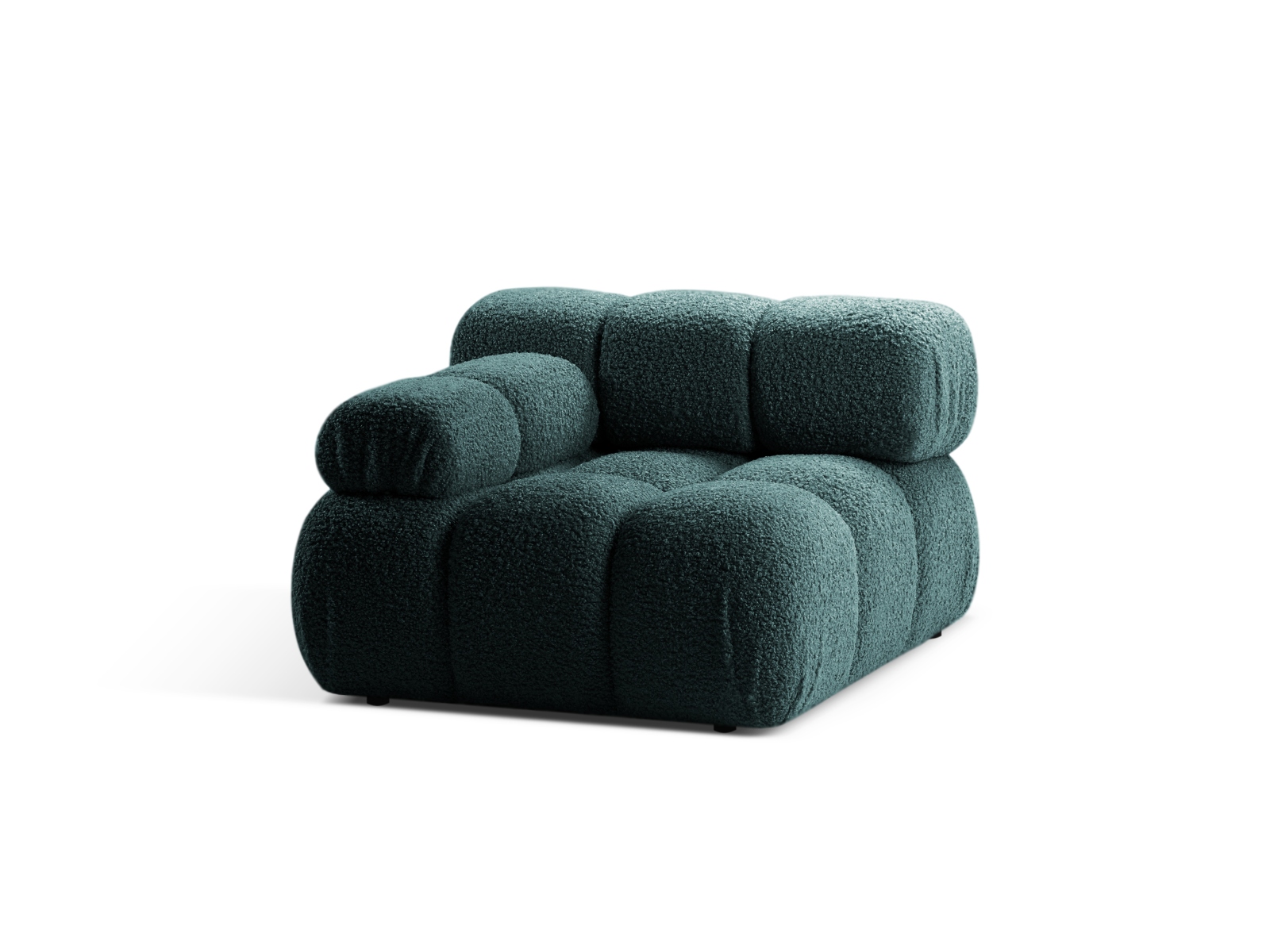 Boucle Modul Left, "Bellis", 1 Seat, 94x94x70