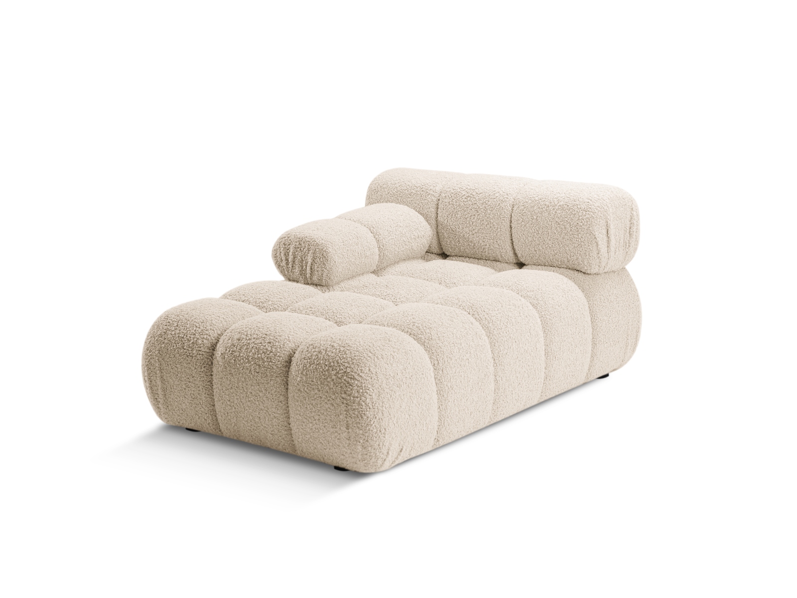 Boucle Chaise Longue Left, "Bellis", 1 Seat, 94x155x70