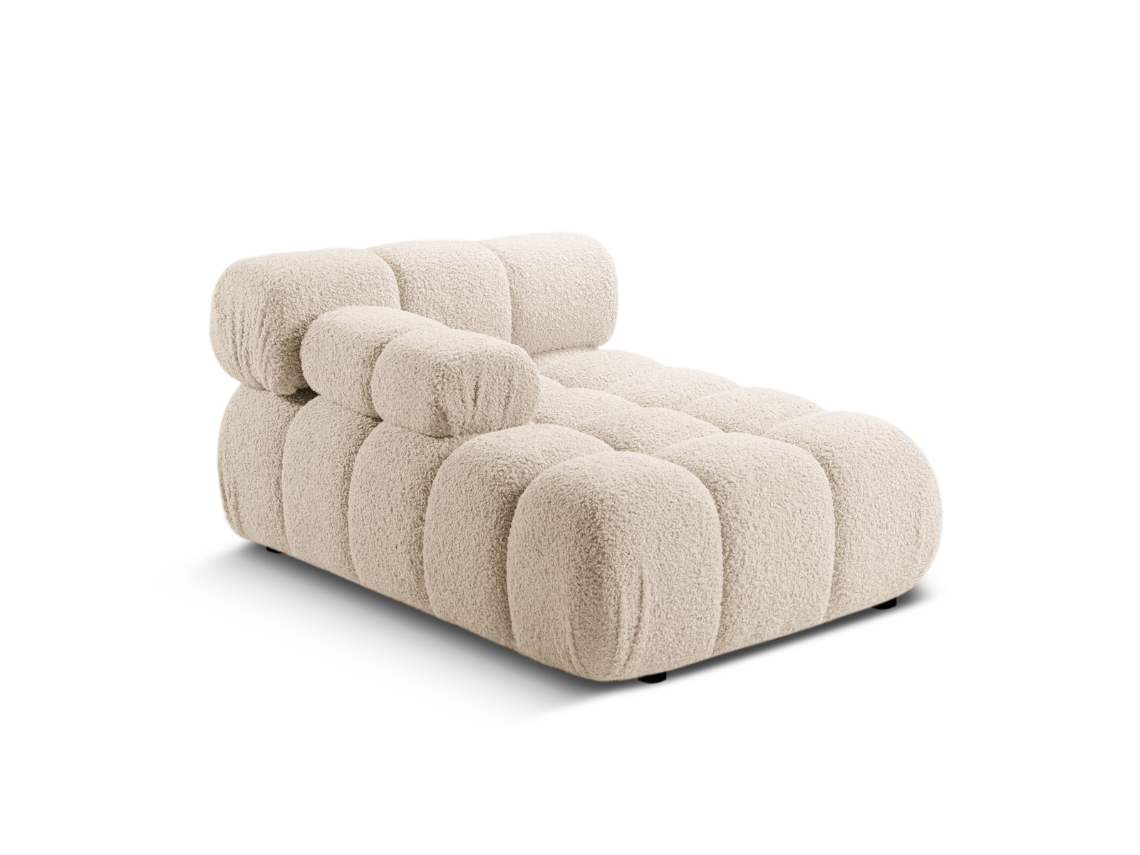 Boucle Chaise Longue Left, "Bellis", 1 Seat, 94x155x70