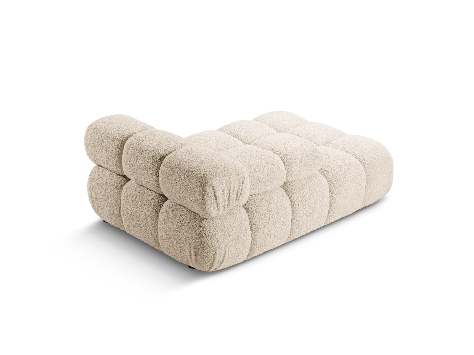 Boucle Chaise Longue Left, "Bellis", 1 Seat, 94x155x70