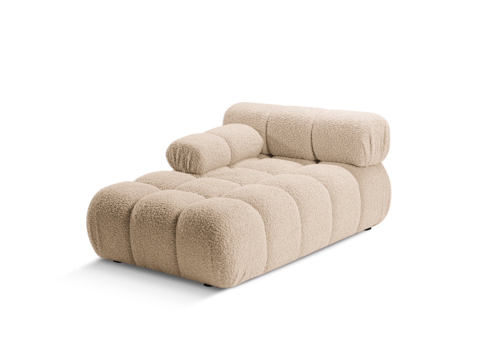 Boucle Chaise Longue Left, "Bellis", 1 Seat, 94x155x70