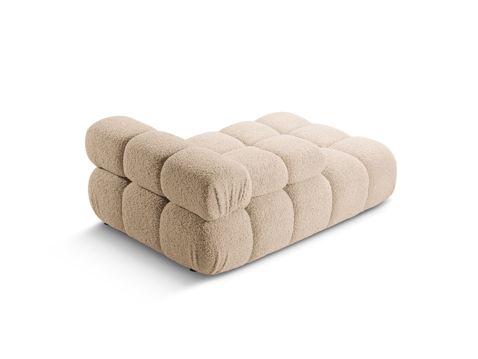 Boucle Chaise Longue Left, "Bellis", 1 Seat, 94x155x70