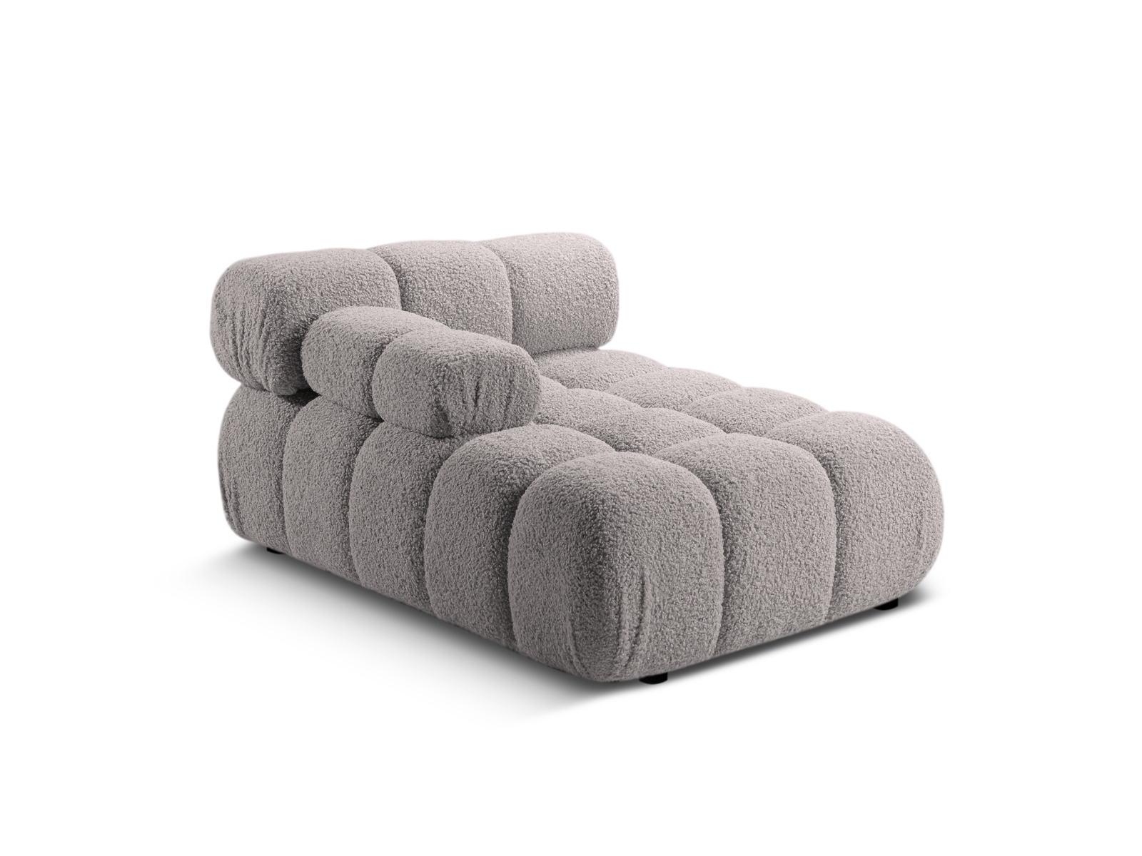Boucle Chaise Longue Left, "Bellis", 1 Seat, 94x155x70
