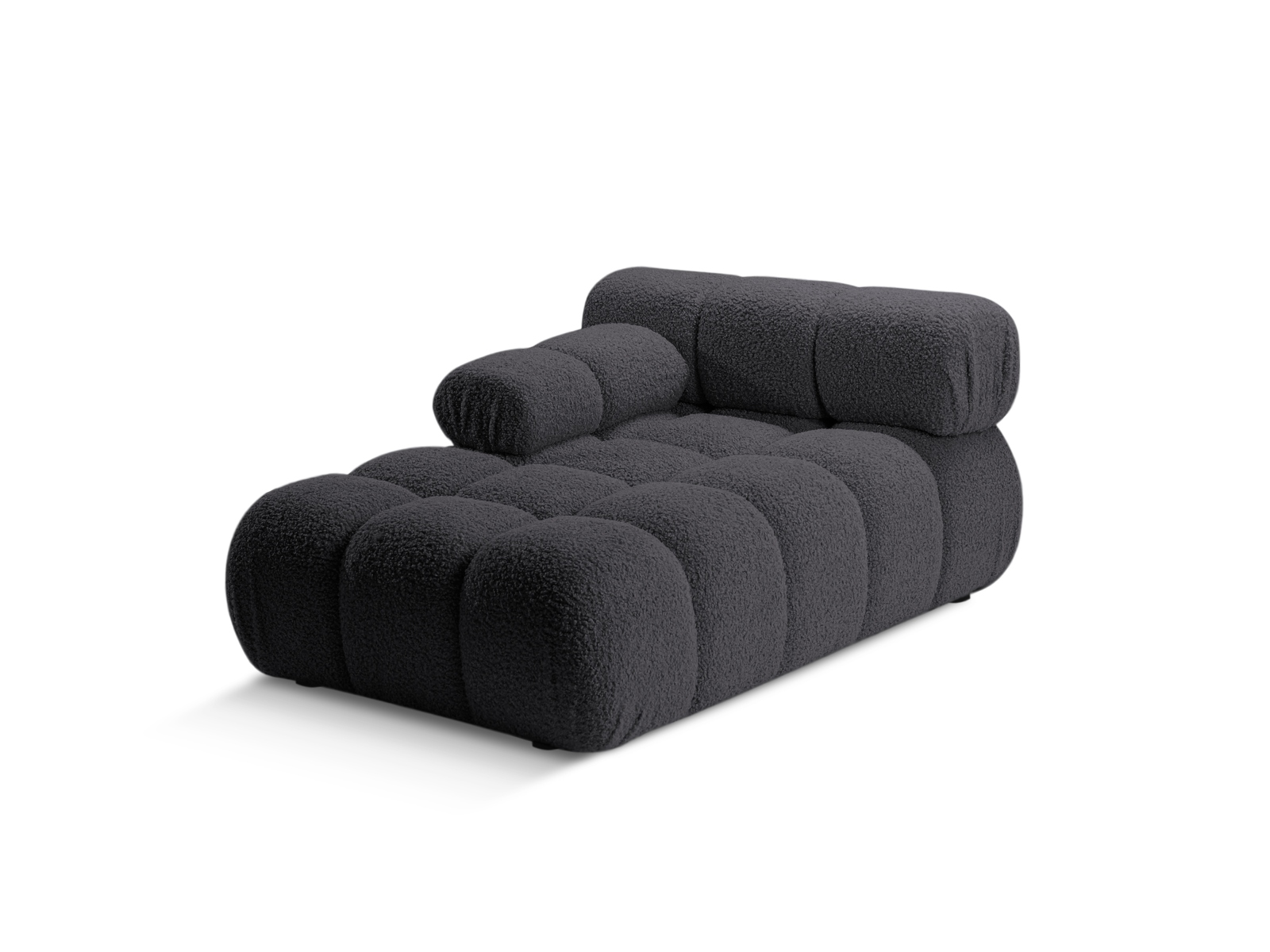 Boucle Chaise Longue Left, "Bellis", 1 Seat, 94x155x70