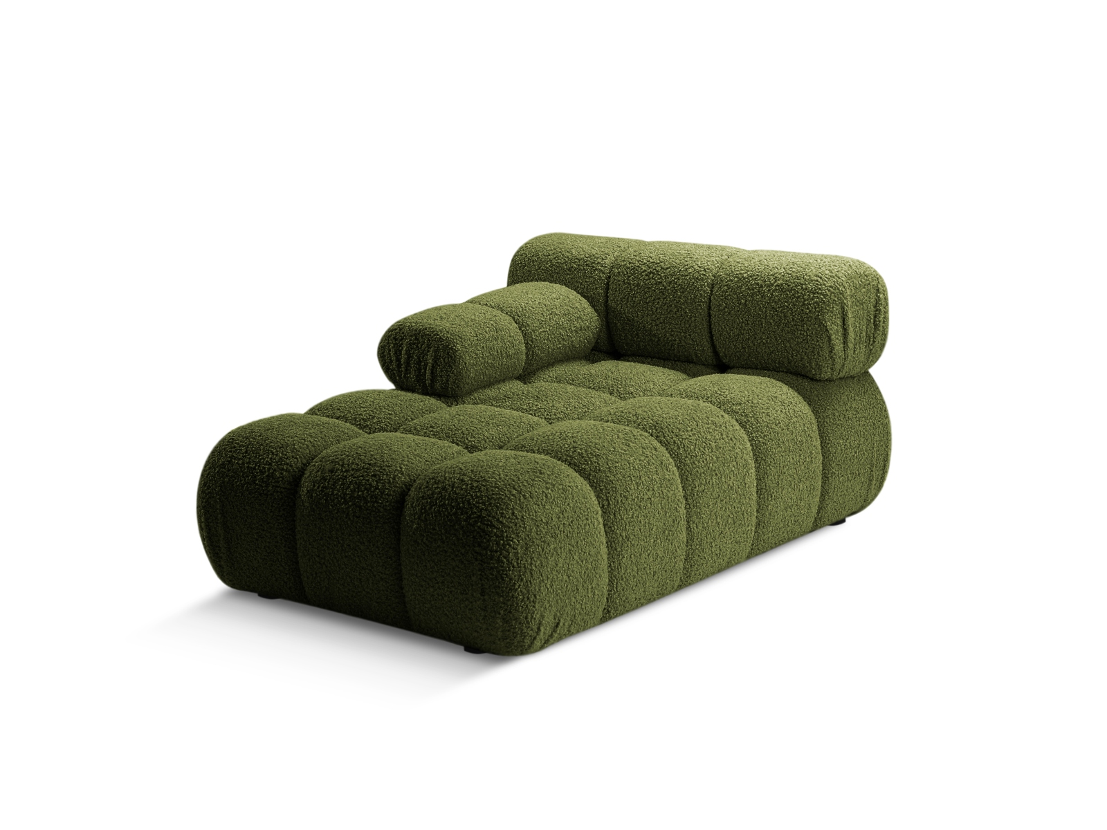 Boucle Chaise Longue Left, "Bellis", 1 Seat, 94x155x70