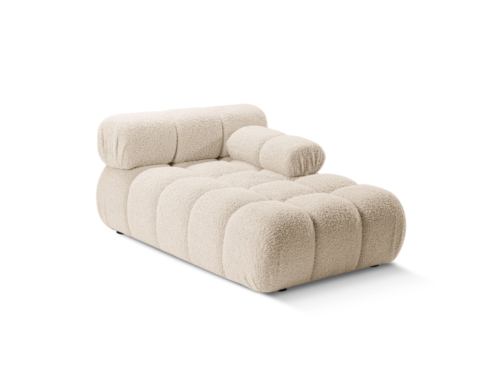 Boucle Chaise Longue Right, "Bellis", 1 Seat, 94x155x70