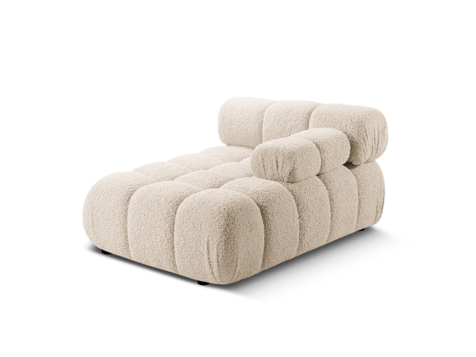 Boucle Chaise Longue Right, "Bellis", 1 Seat, 94x155x70