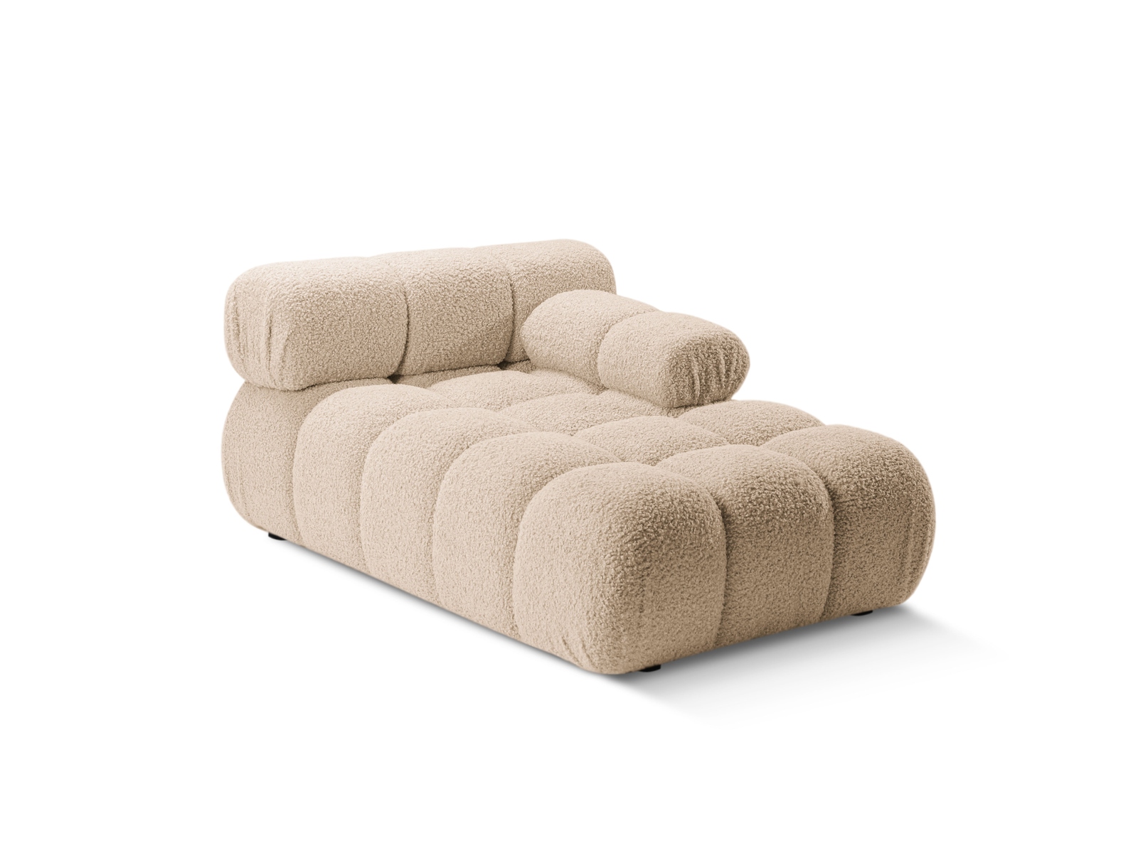 Boucle Chaise Longue Right, "Bellis", 1 Seat, 94x155x70