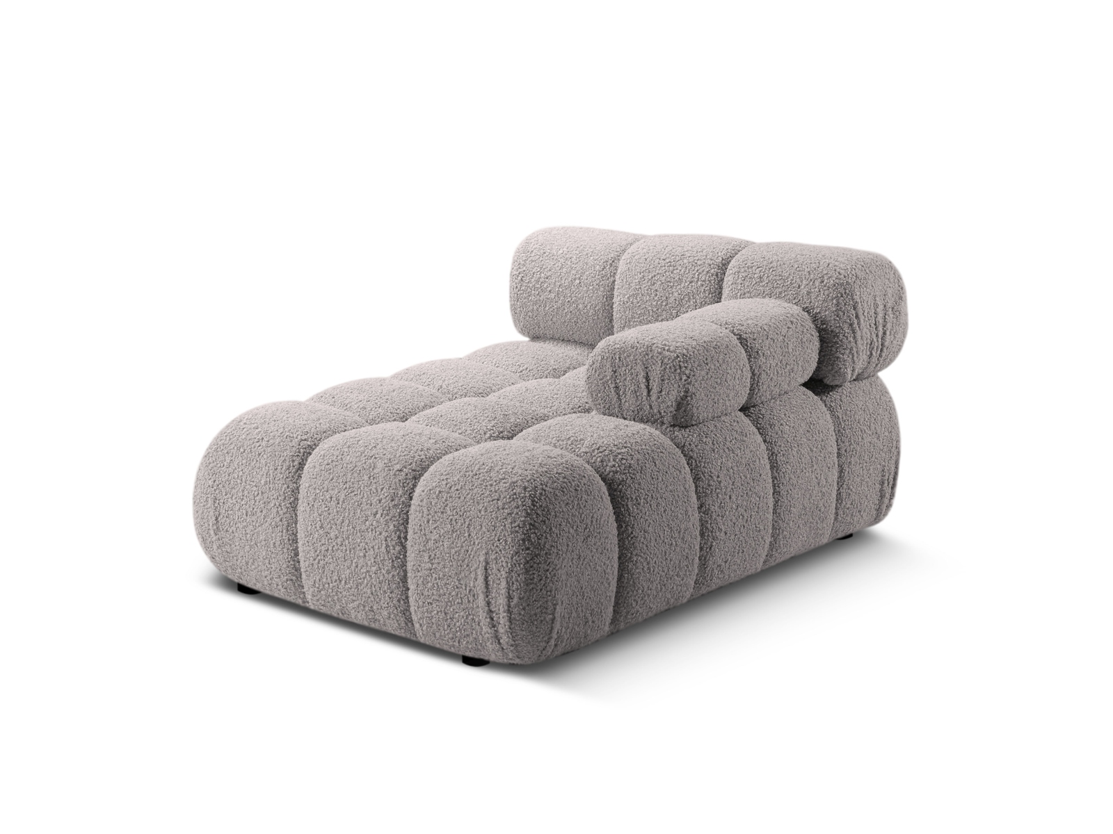 Boucle Chaise Longue Right, "Bellis", 1 Seat, 94x155x70
