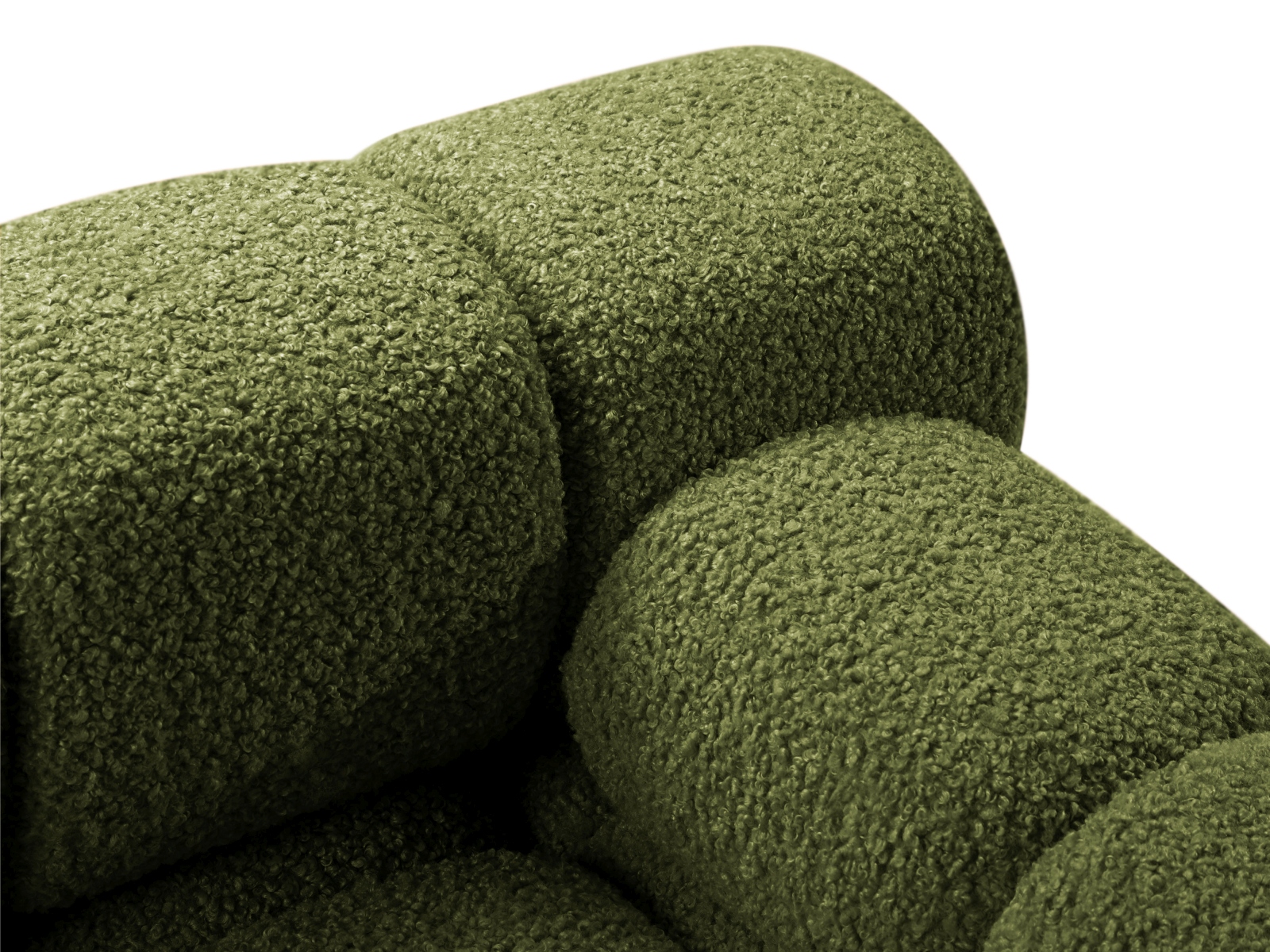 Boucle Modular Right Corner Sofa, "Bellis", 4 Seats, 282x155x70