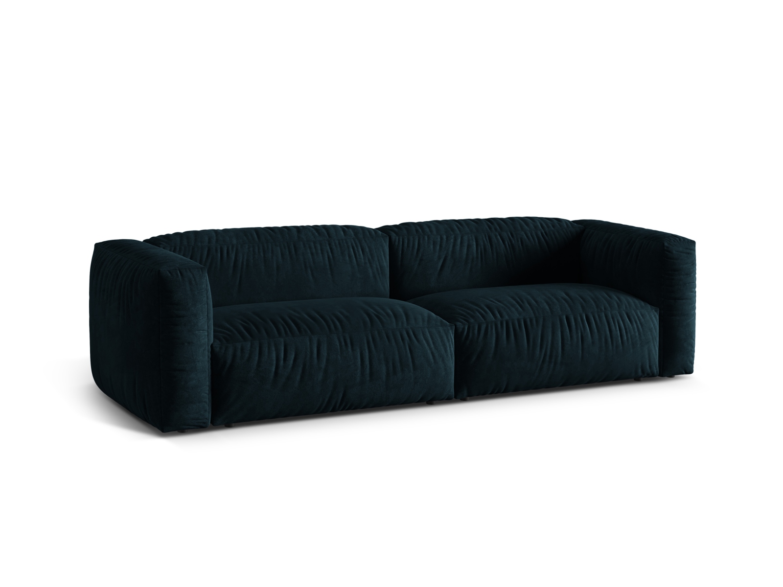 Velvet Modular Sofa XL, "Martina", 3 Seats, 240x106x75
