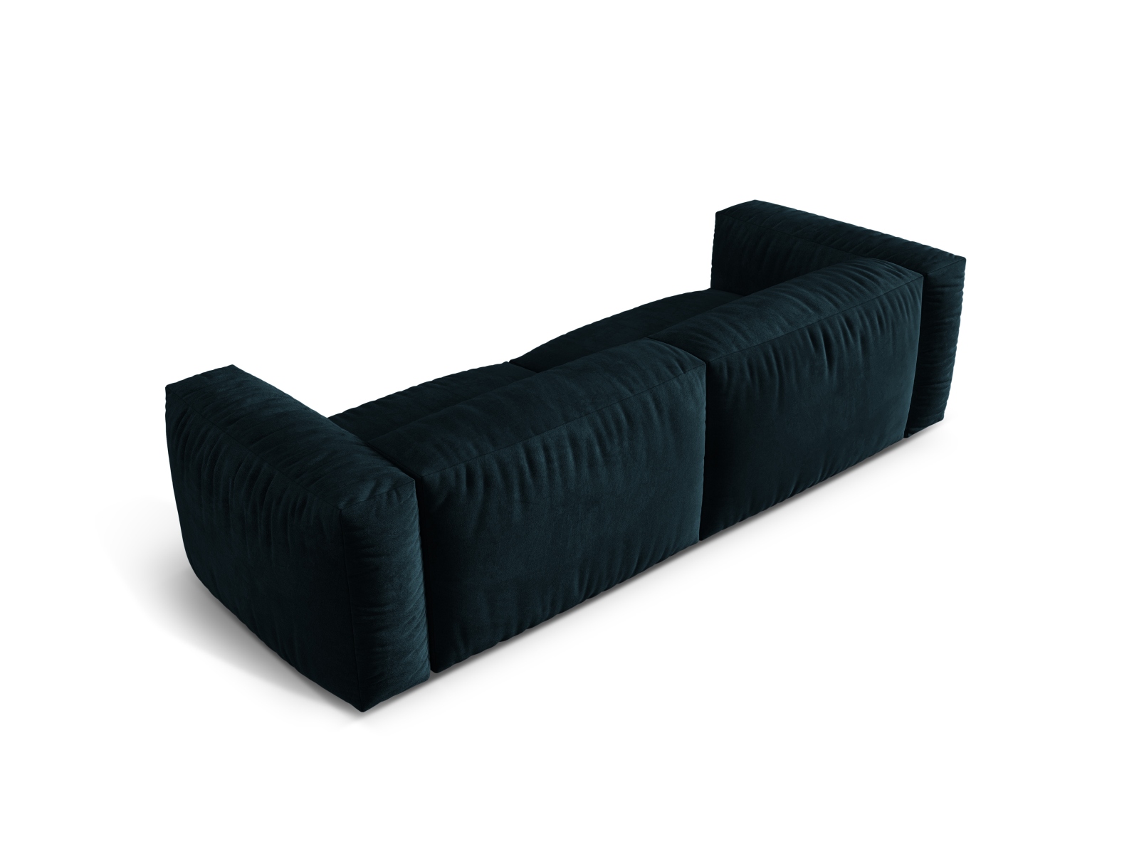 Velvet Modular Sofa XL, "Martina", 3 Seats, 240x106x75