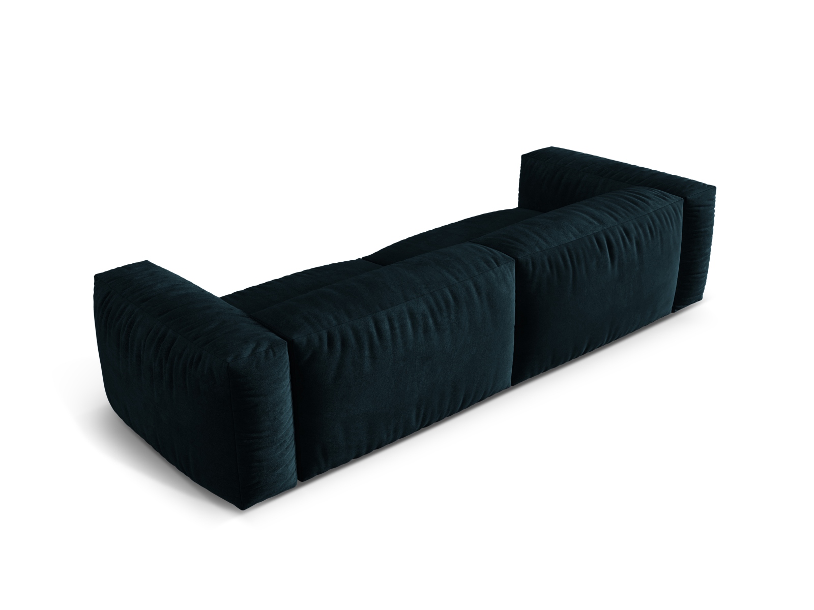 Velvet Modular Sofa XL, "Martina", 4 Seats, 320x106x75