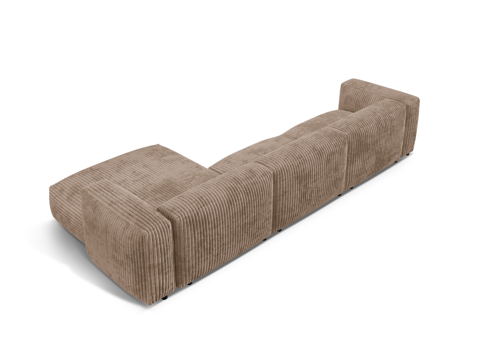 Modular Right Corner Sofa XL, "Martina", 3 Seats, 330x176x75