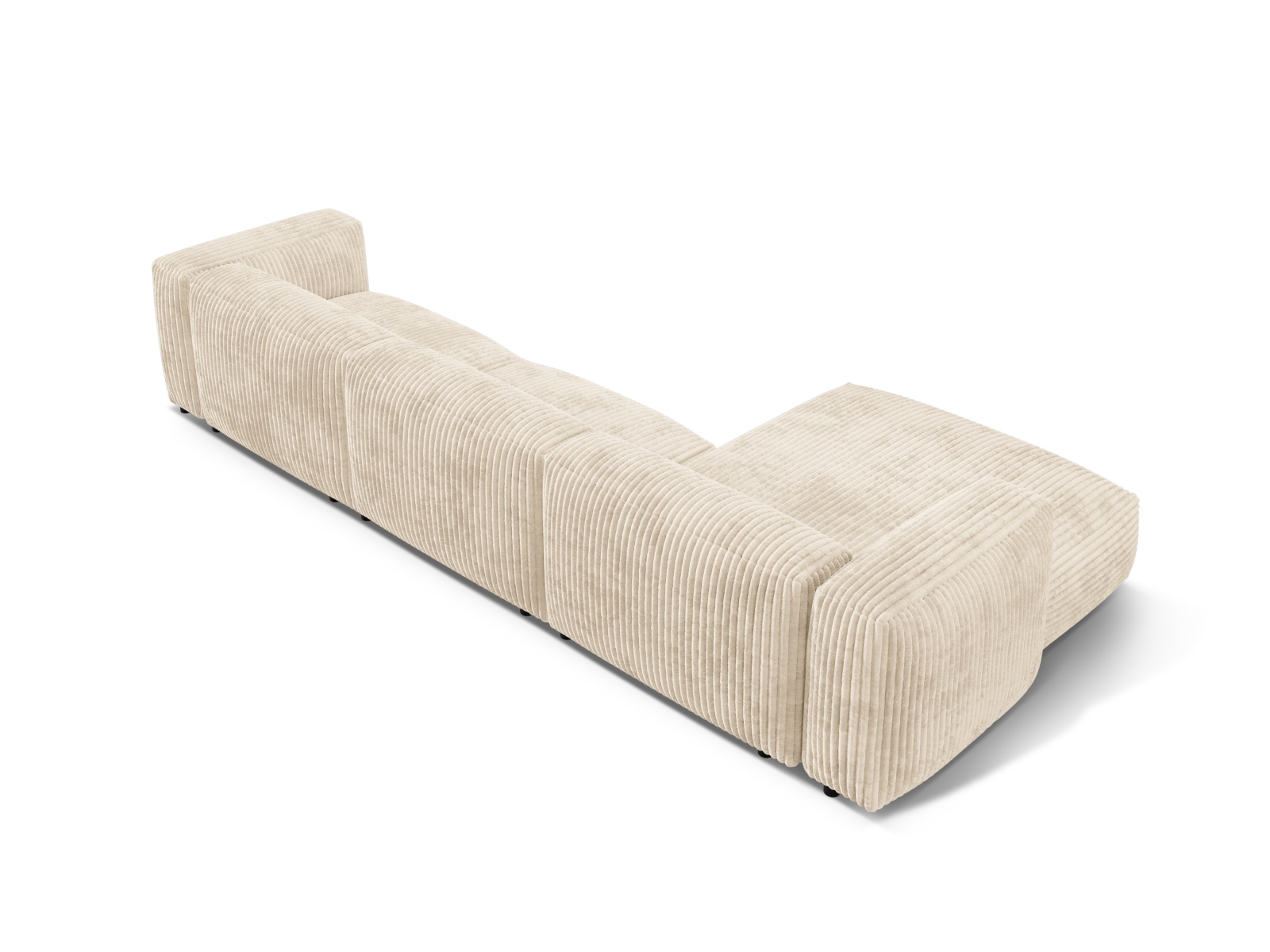 Modular Left Corner Sofa XL, "Martina", 3 Seats, 330x176x75