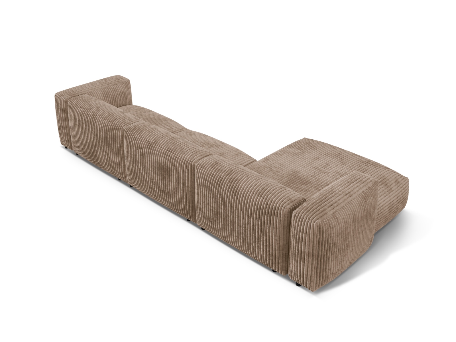 Modular Left Corner Sofa XL, "Martina", 3 Seats, 330x176x75