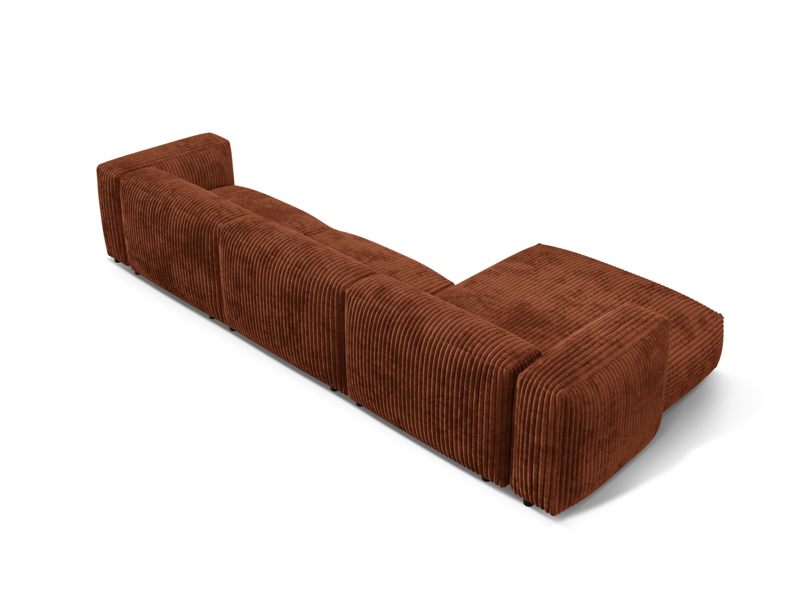 Modular Left Corner Sofa XL, "Martina", 3 Seats, 330x176x75