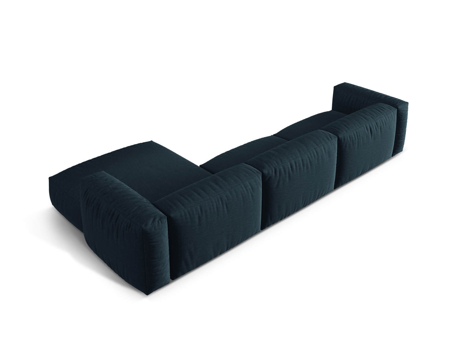 Modular Right Corner Sofa XL, "Martina", 3 Seats, 330x176x75
