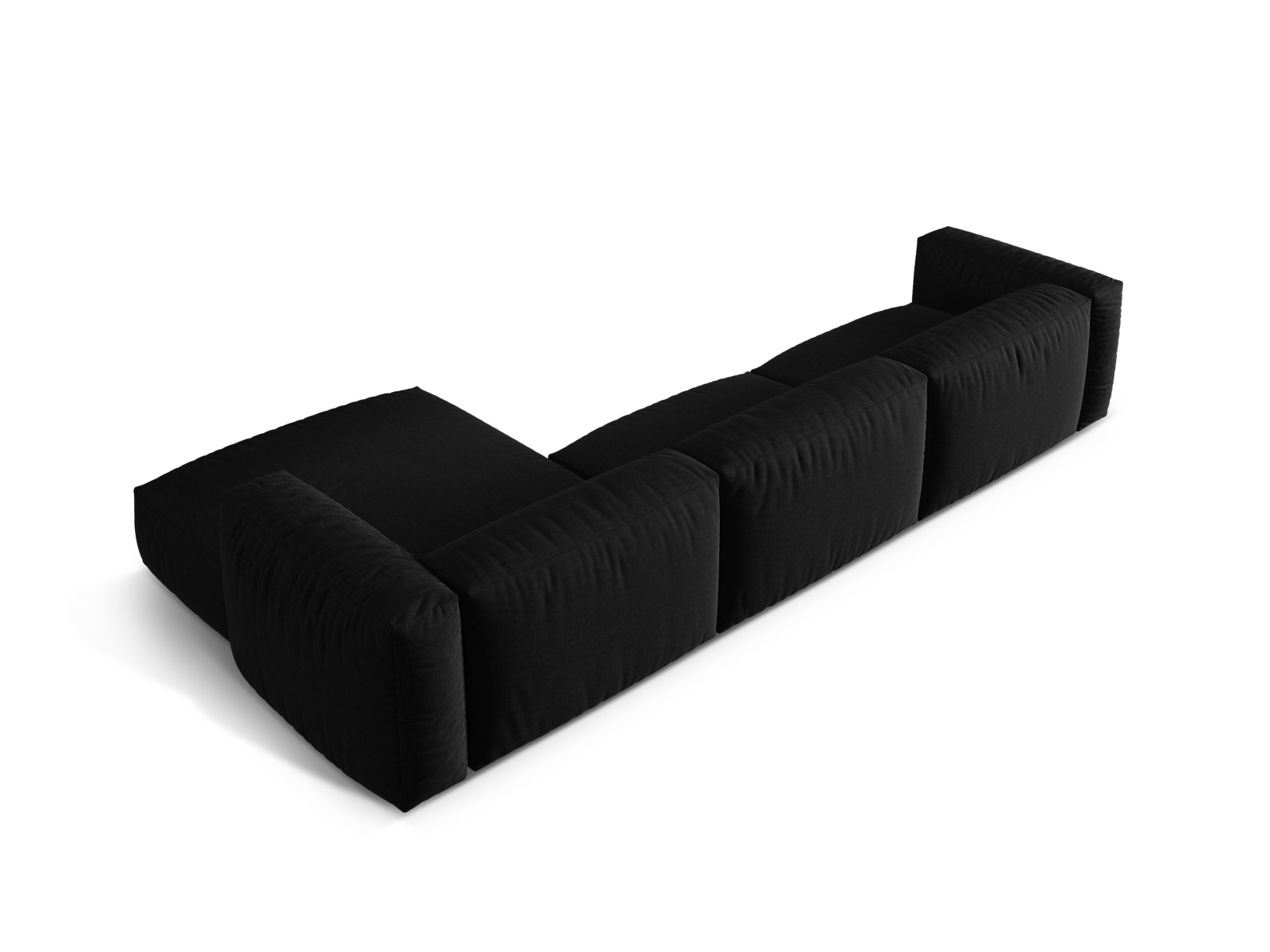 Modular Right Corner Sofa XL, "Martina", 3 Seats, 330x176x75