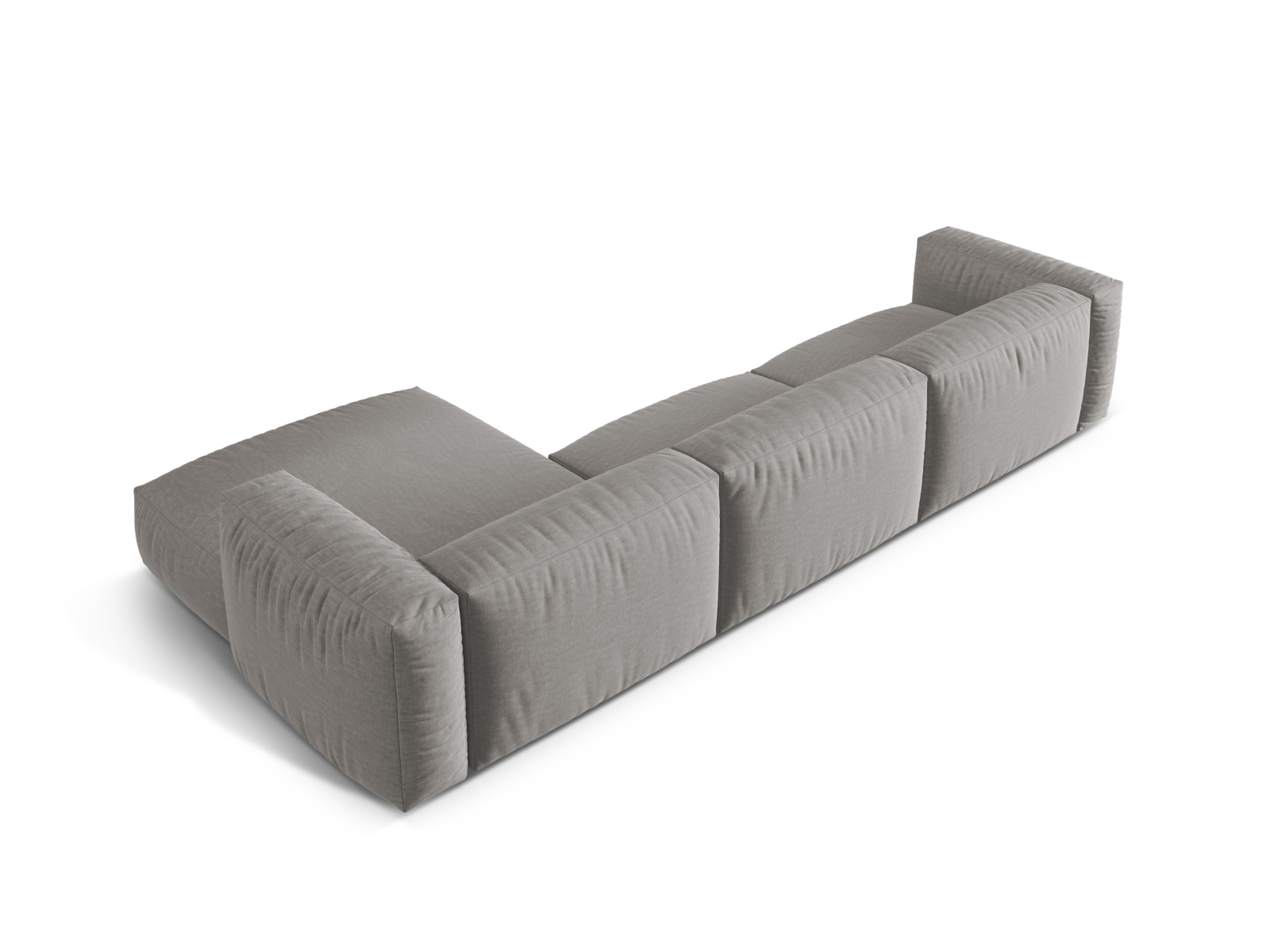 Modular Right Corner Sofa XL, "Martina", 3 Seats, 330x176x75