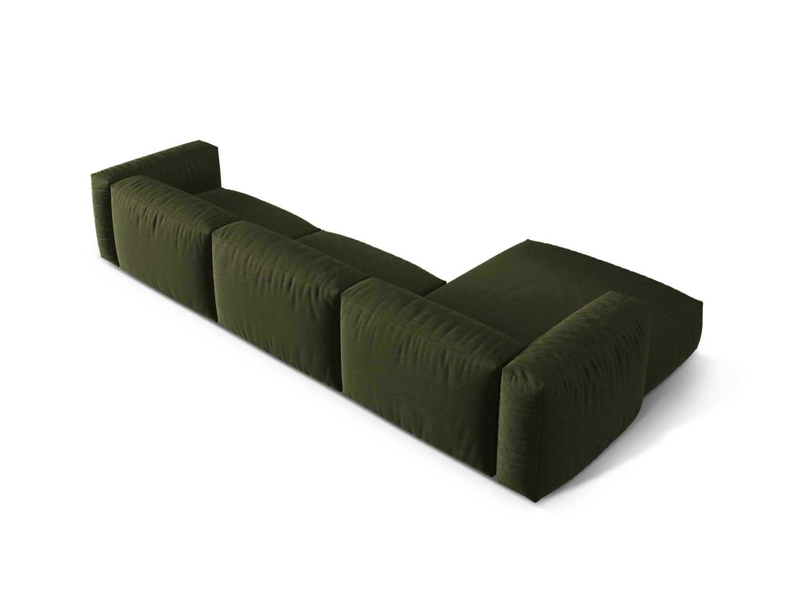 Modular Left Corner Sofa XL, "Martina", 3 Seats, 330x176x75