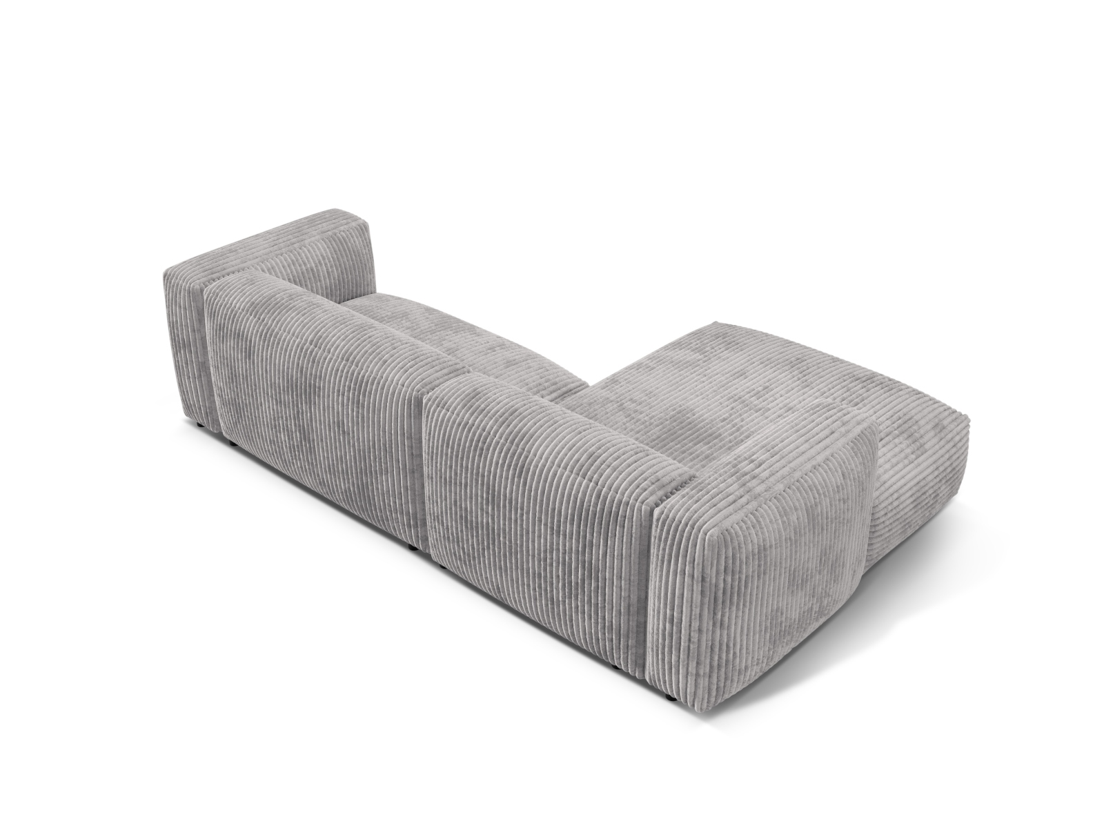Modular Left Corner Sofa XL, "Martina", 2 Seats, 280x176x75