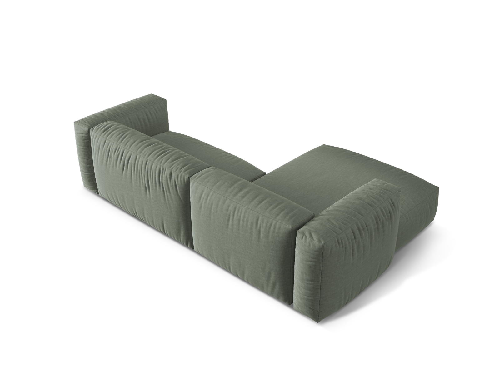Modular Left Corner Sofa XL, "Martina", 2 Seats, 280x176x75
