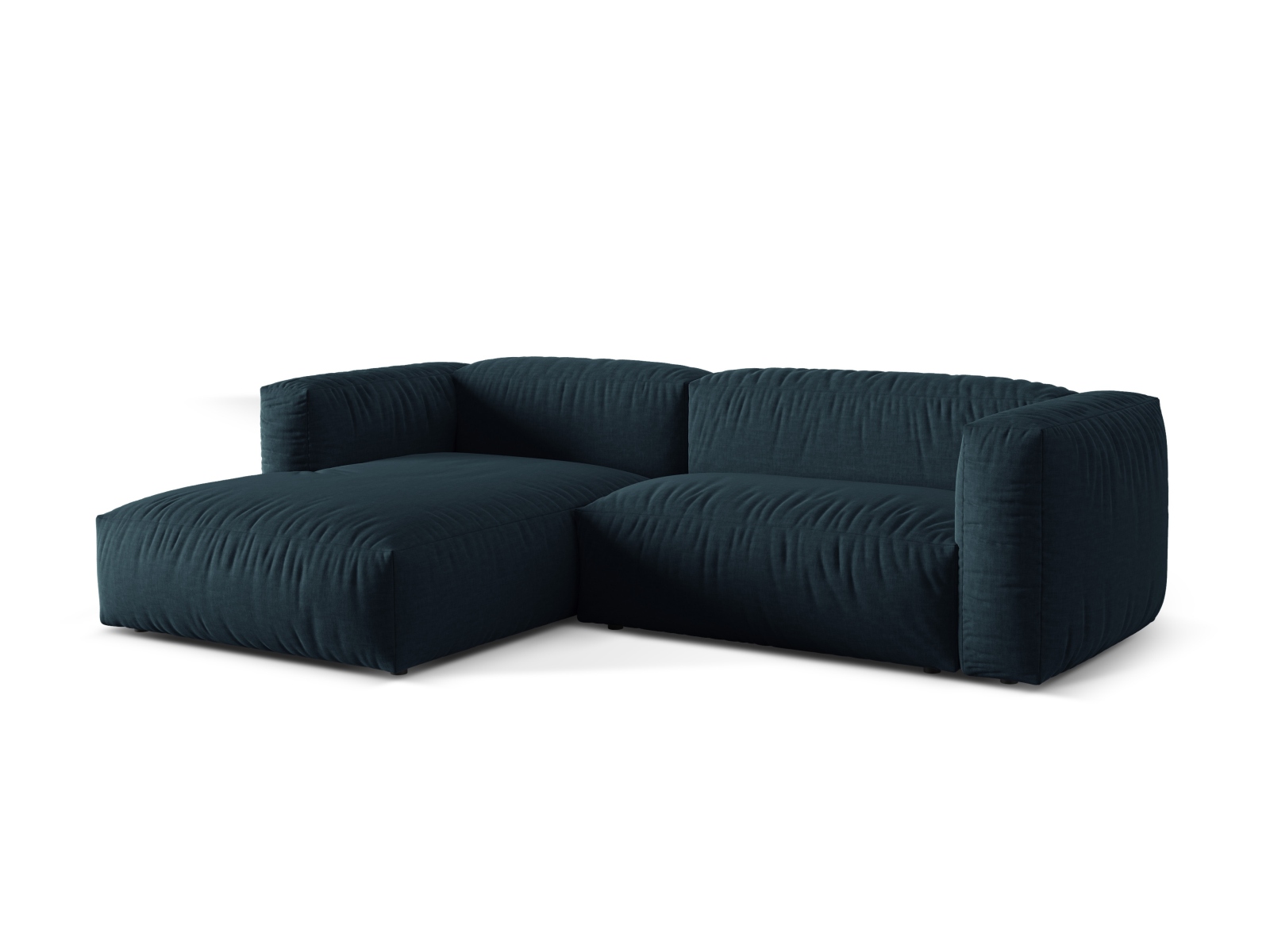 Modular Left Corner Sofa XL, "Martina", 2 Seats, 280x176x75