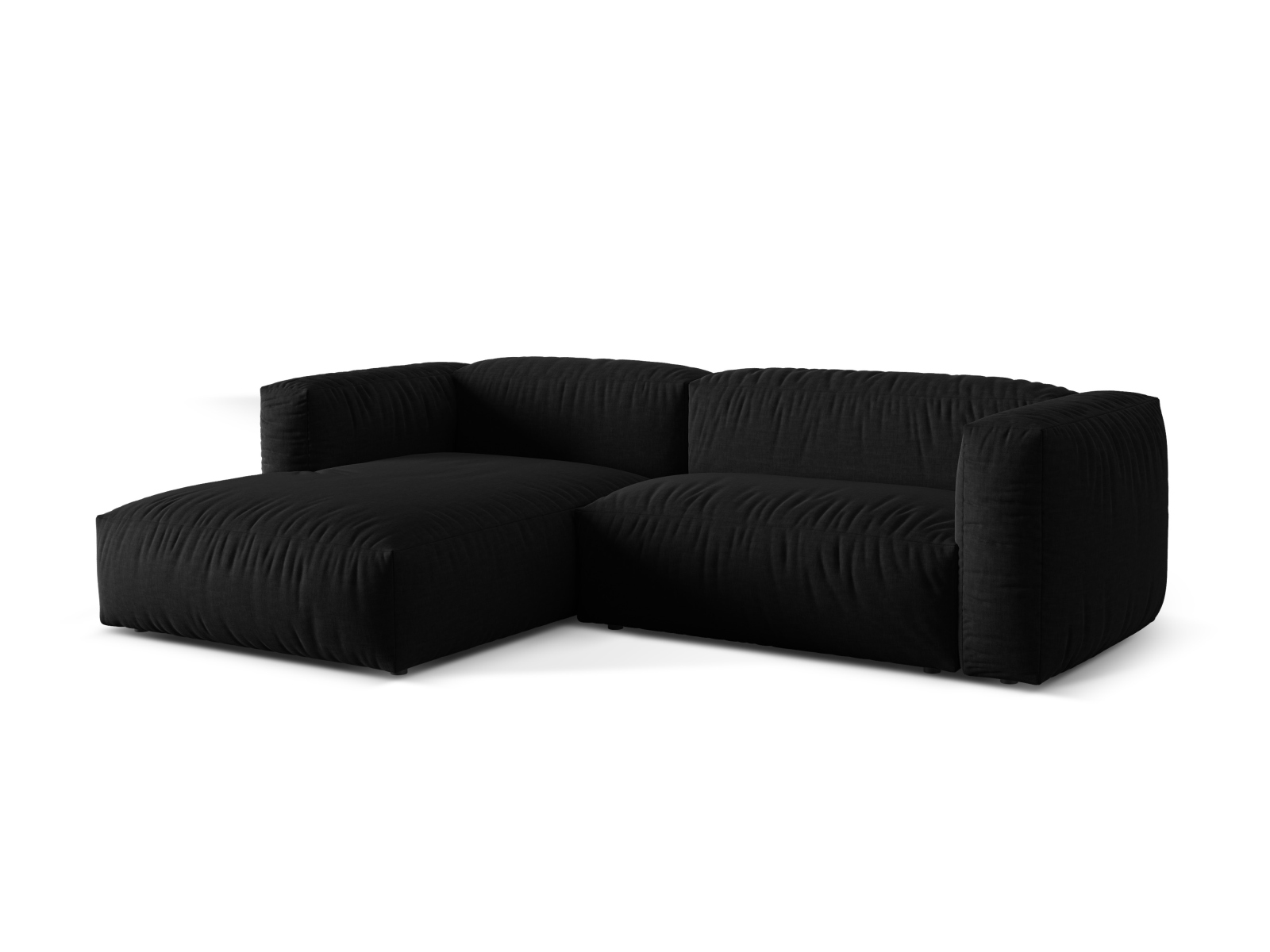 Modular Left Corner Sofa XL, "Martina", 2 Seats, 280x176x75