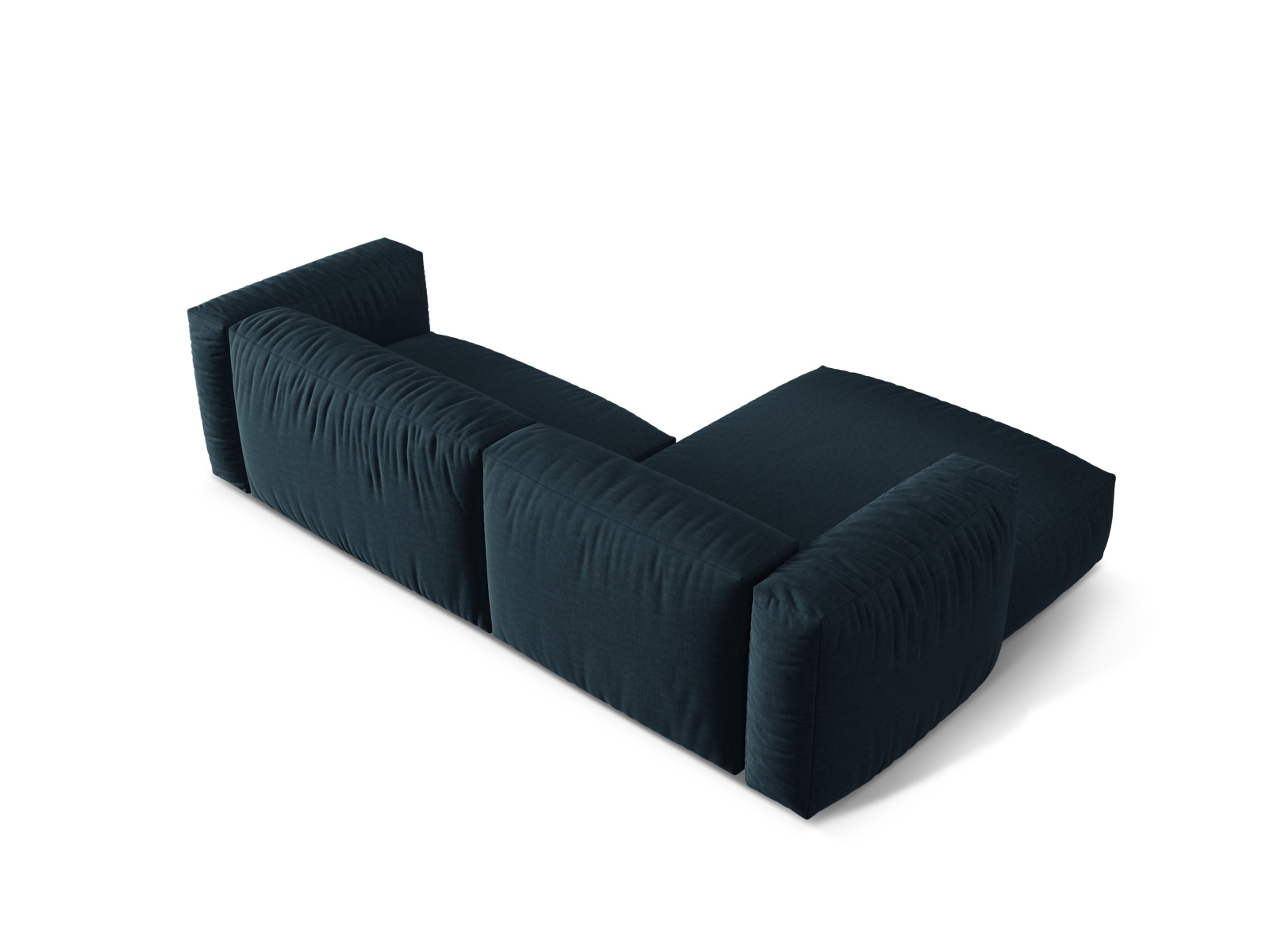 Modular Left Corner Sofa XL, "Martina", 2 Seats, 280x176x75