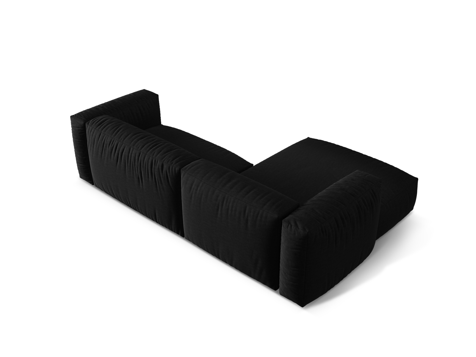 Modular Left Corner Sofa XL, "Martina", 2 Seats, 280x176x75