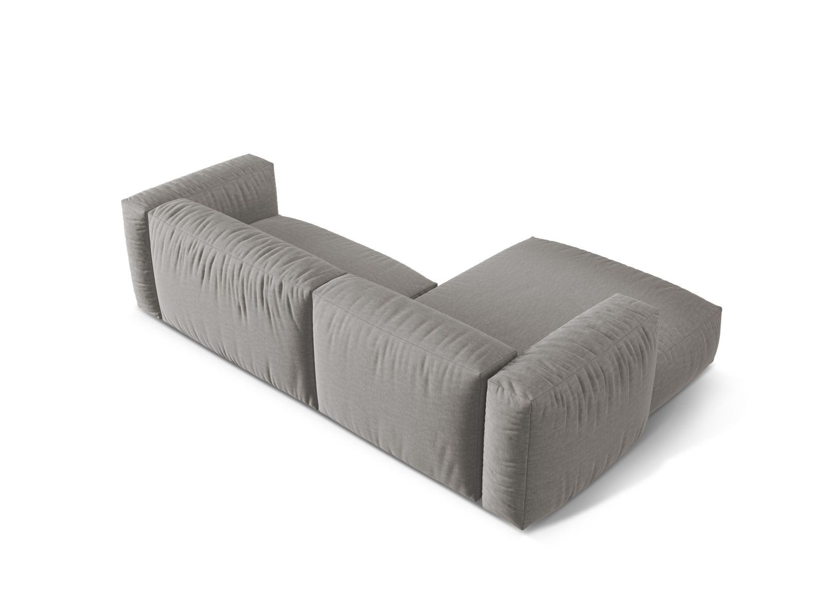 Modular Left Corner Sofa XL, "Martina", 2 Seats, 280x176x75